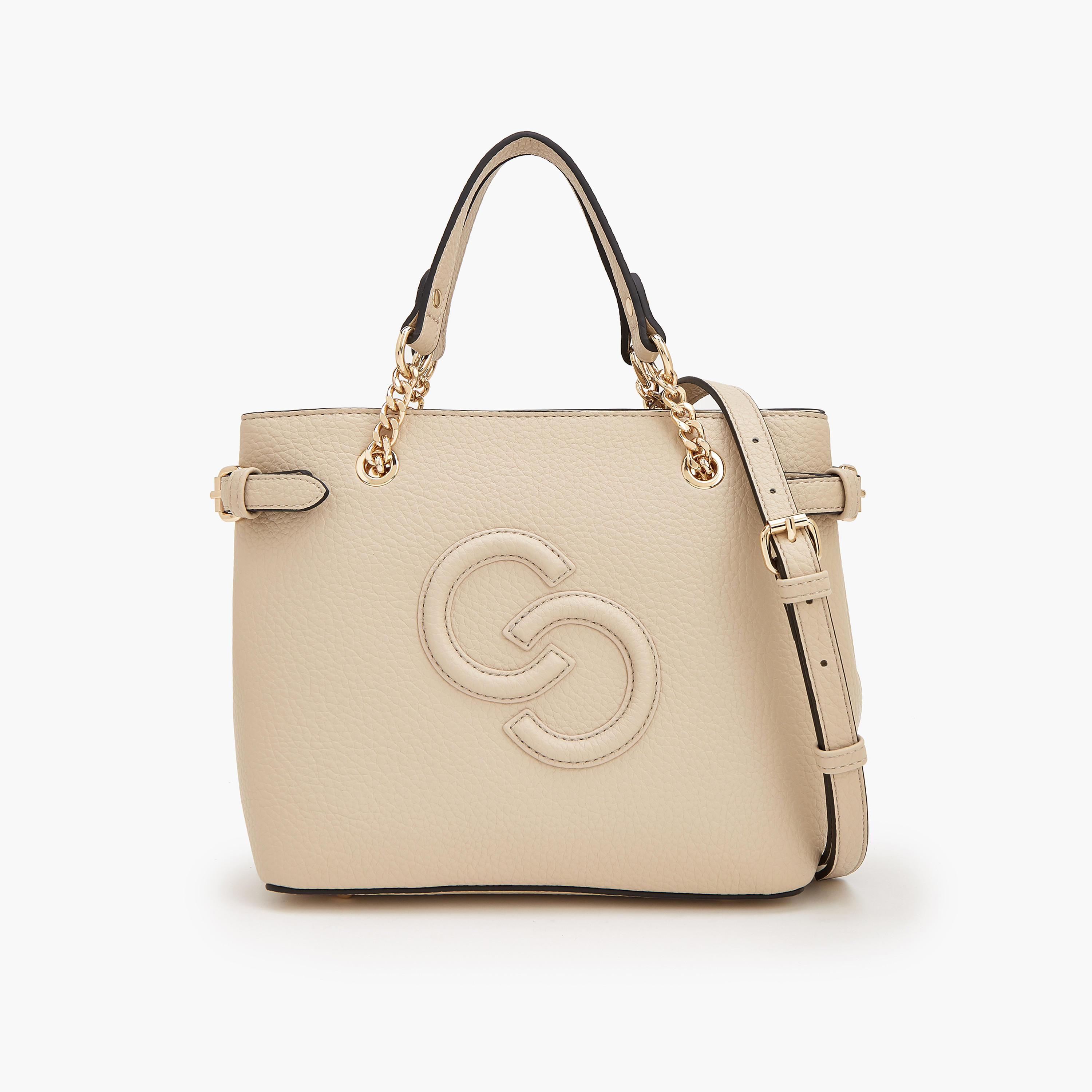 حقيبة يد بنقشات بارزة وحزام قابل للفصل من سيليست-women-bagsandwallets-handbags-image-1