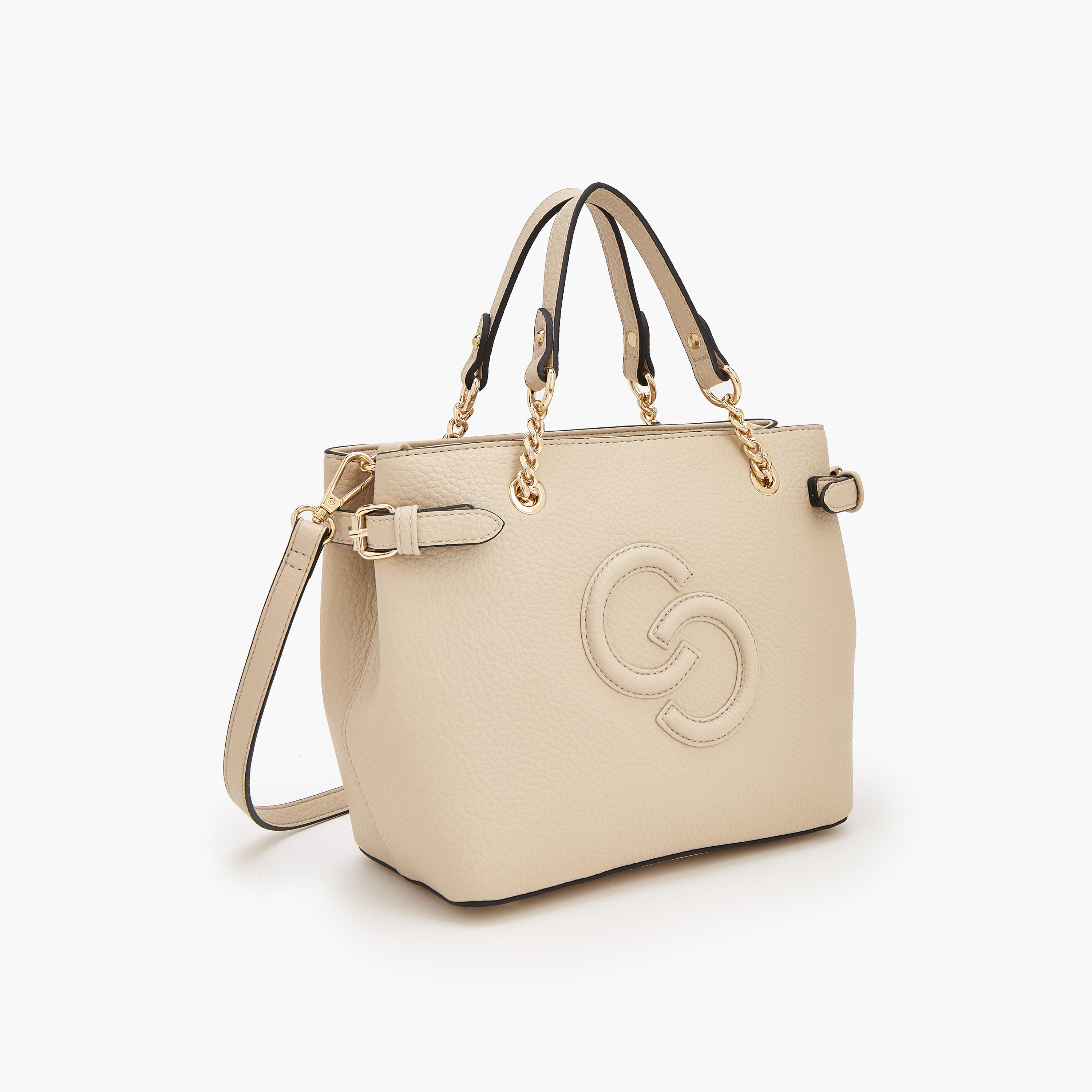 حقيبة يد بنقشات بارزة وحزام قابل للفصل من سيليست-women-bagsandwallets-handbags-image-2
