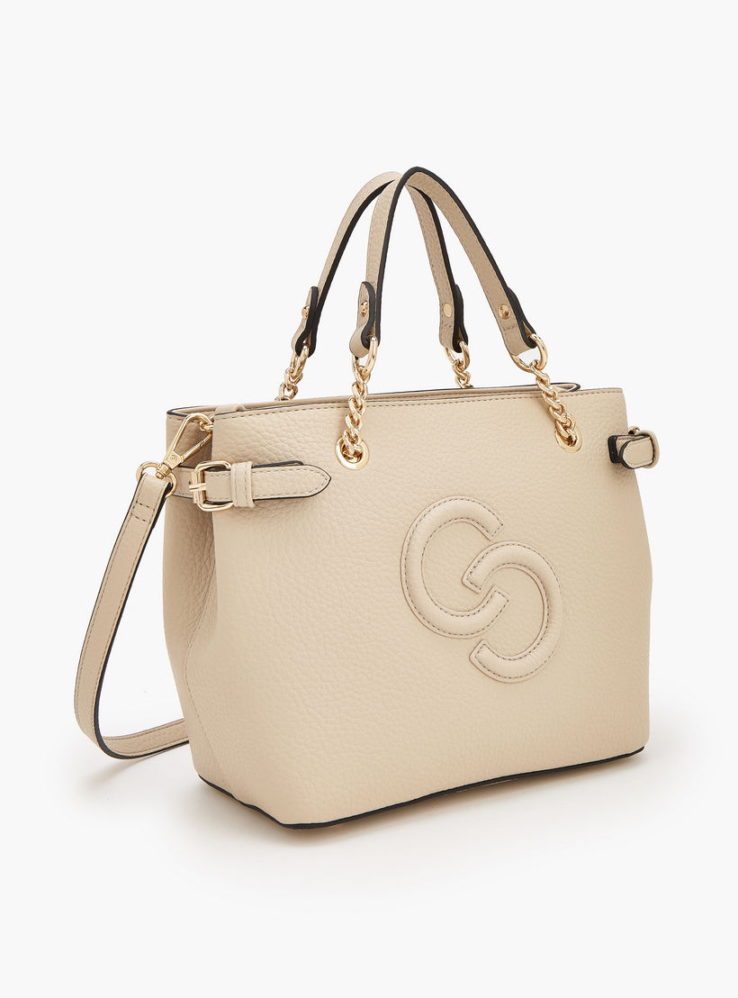 حقيبة يد بنقشات بارزة وحزام قابل للفصل من سيليست-women-bagsandwallets-handbags-image-2