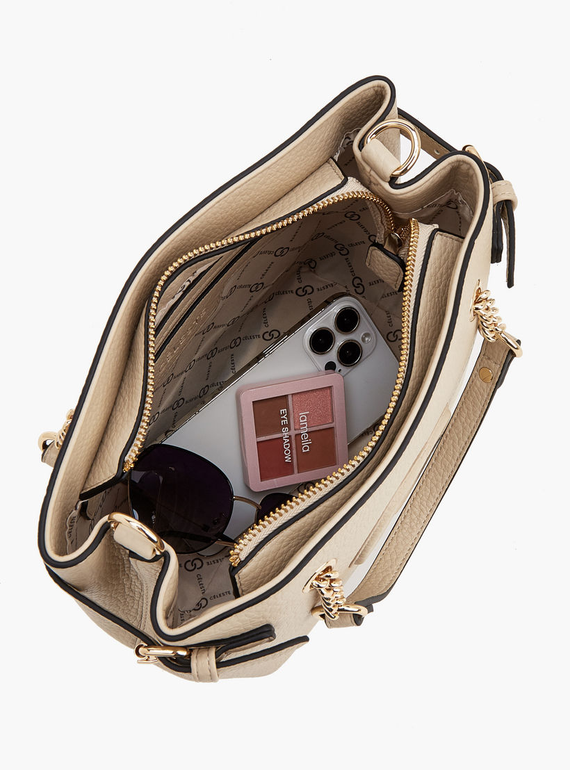 حقيبة يد بنقشات بارزة وحزام قابل للفصل من سيليست-women-bagsandwallets-handbags-image-7