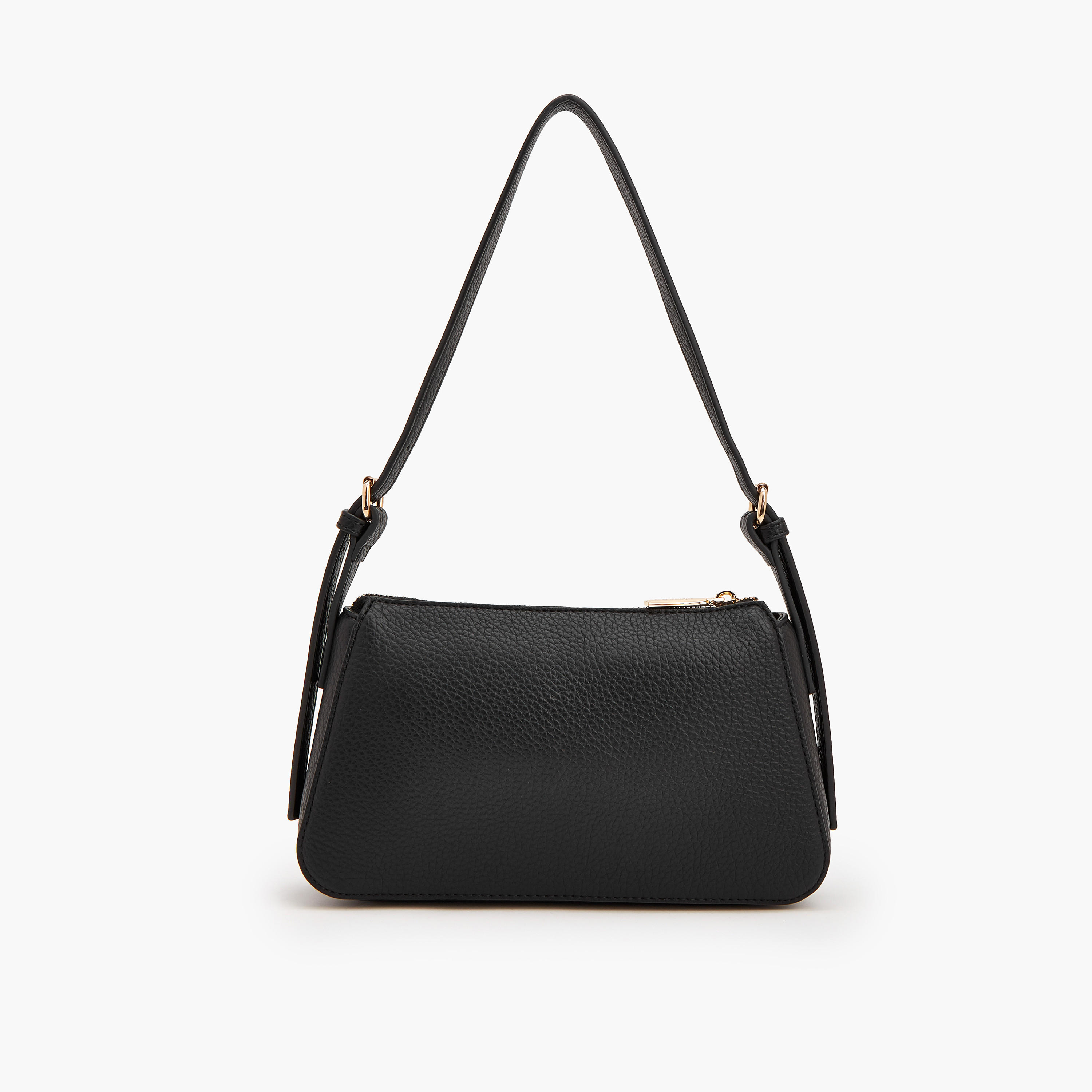 حقيبة كتف بارزة الملمس بتفاصيل شعار من سيليست-women-bagsandwallets-handbags-image-5