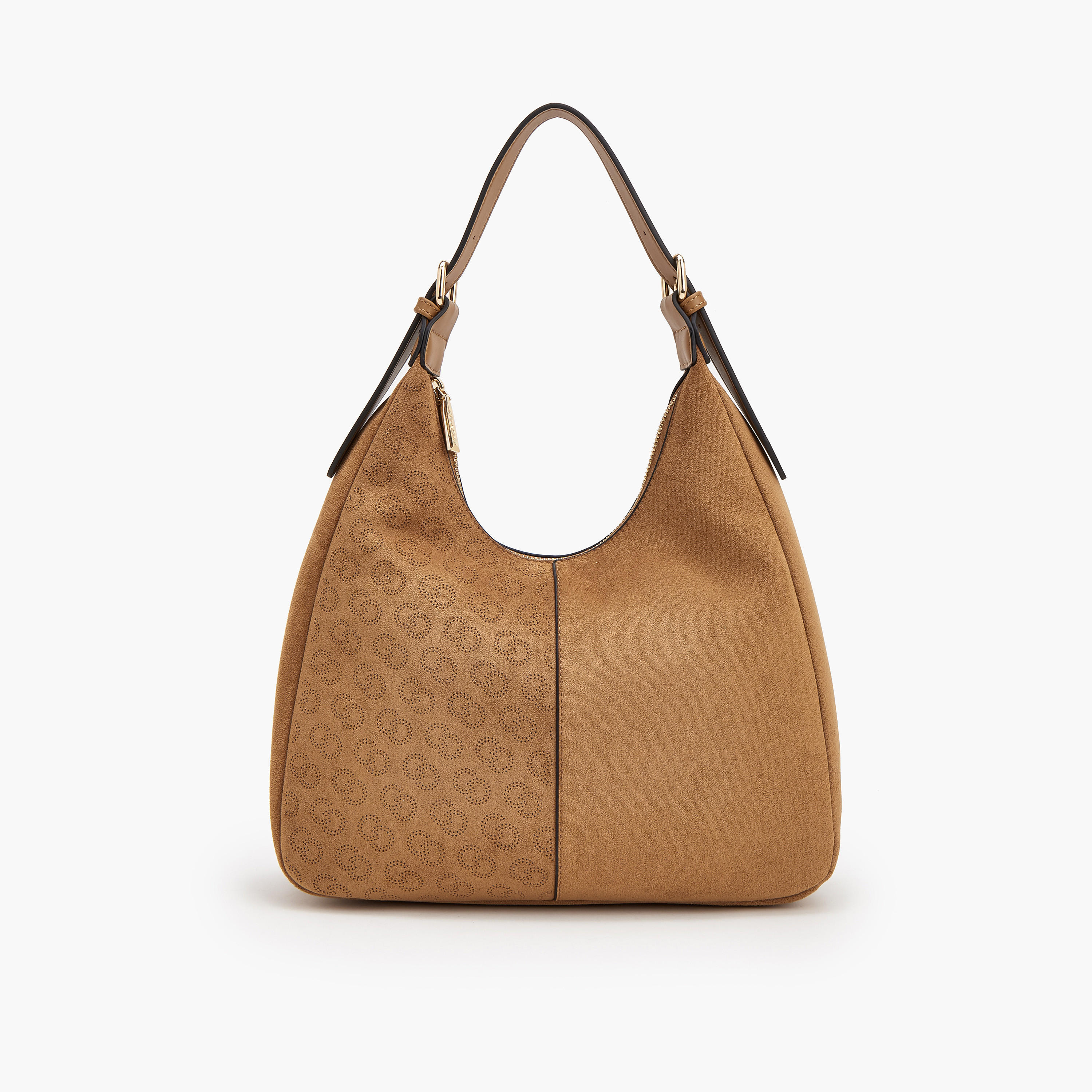 حقيبة هوبو شمواه بتفاصيل شعار من سيليست-women-bagsandwallets-handbags-image-1