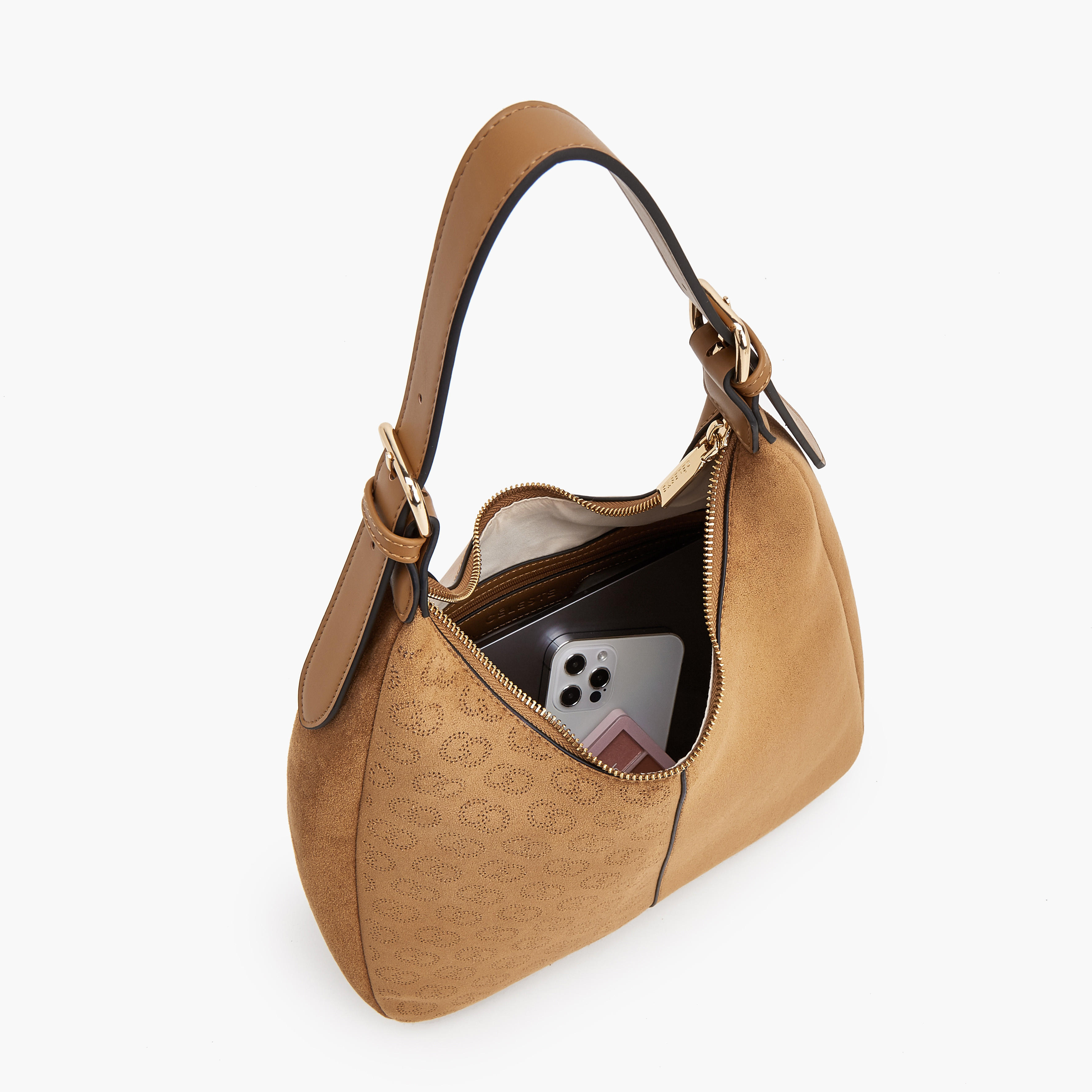 حقيبة هوبو شمواه بتفاصيل شعار من سيليست-women-bagsandwallets-handbags-image-7
