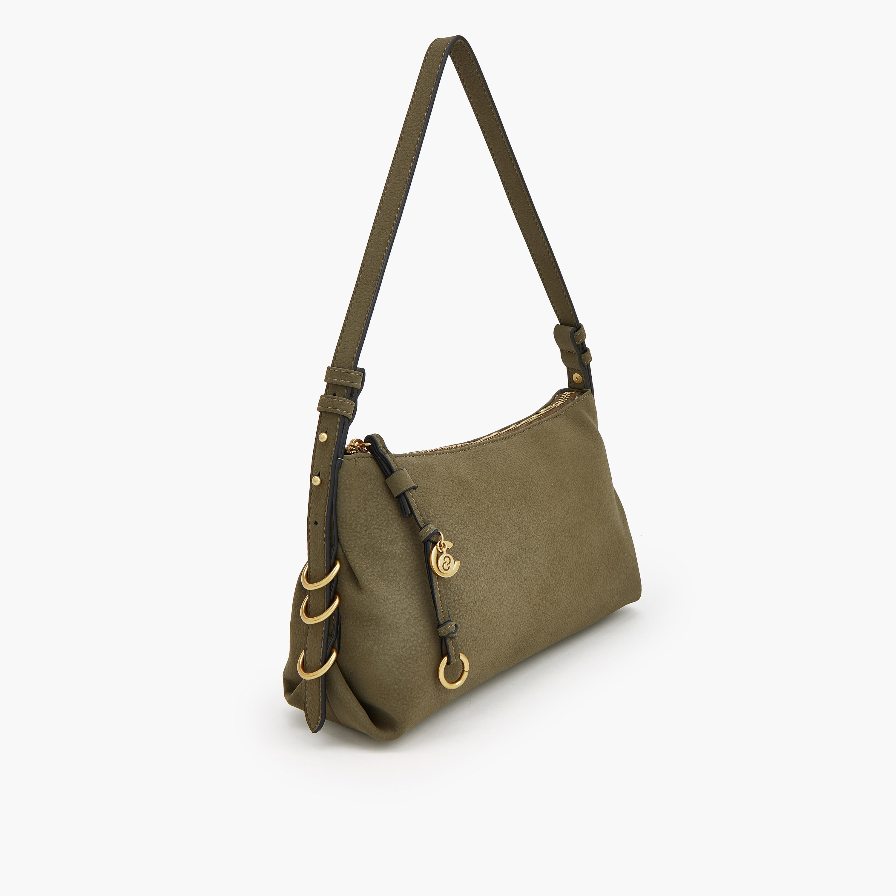 حقيبة كتف شمواه بتفاصيل معدنية من سيليست-women-bagsandwallets-handbags-image-2
