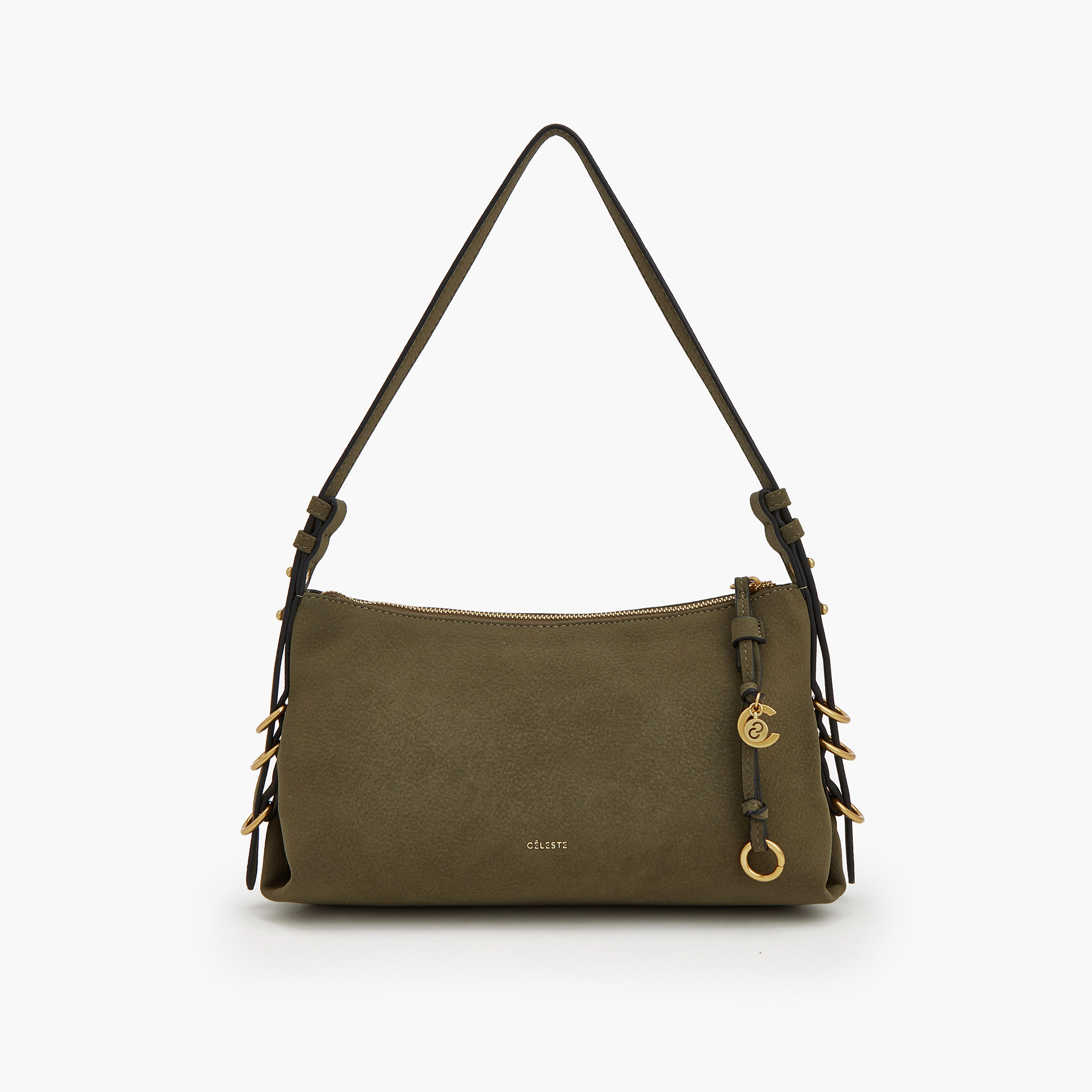 حقيبة كتف شمواه بتفاصيل معدنية من سيليست-women-bagsandwallets-handbags-image-4