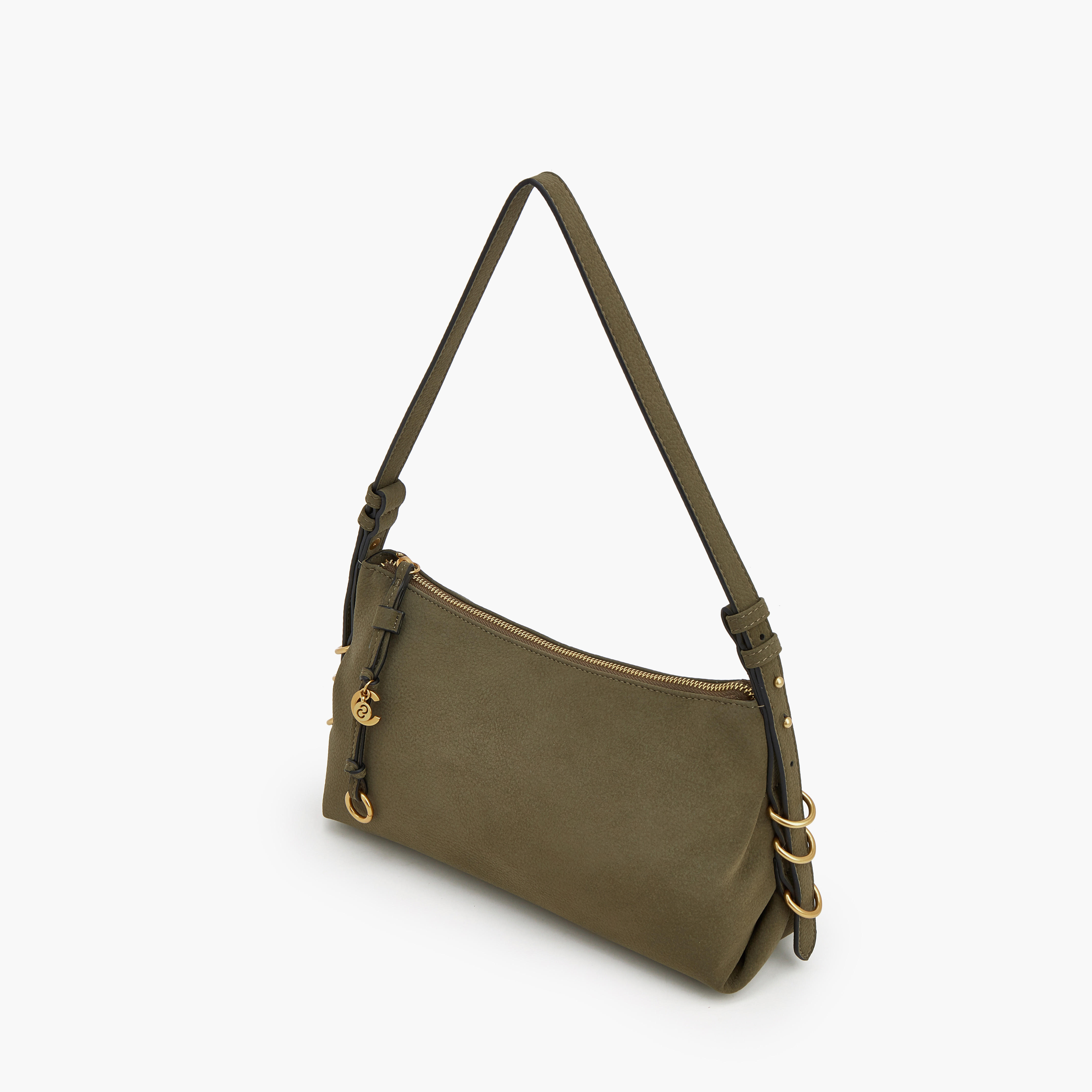 حقيبة كتف شمواه بتفاصيل معدنية من سيليست-women-bagsandwallets-handbags-image-5