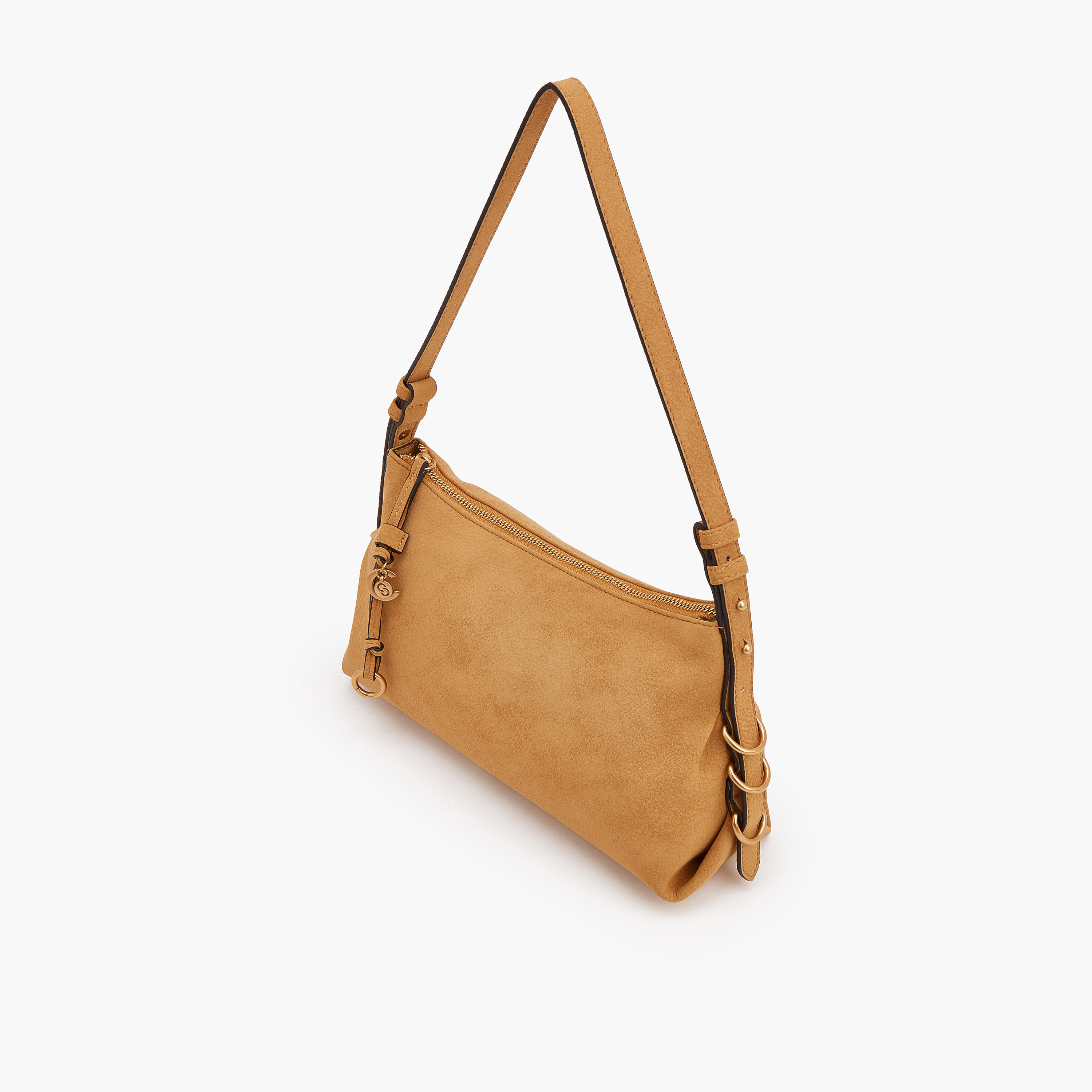 Celeste Suede Shoulder Bag with Metallic Accent-women-bagsandwallets-handbags-image-5