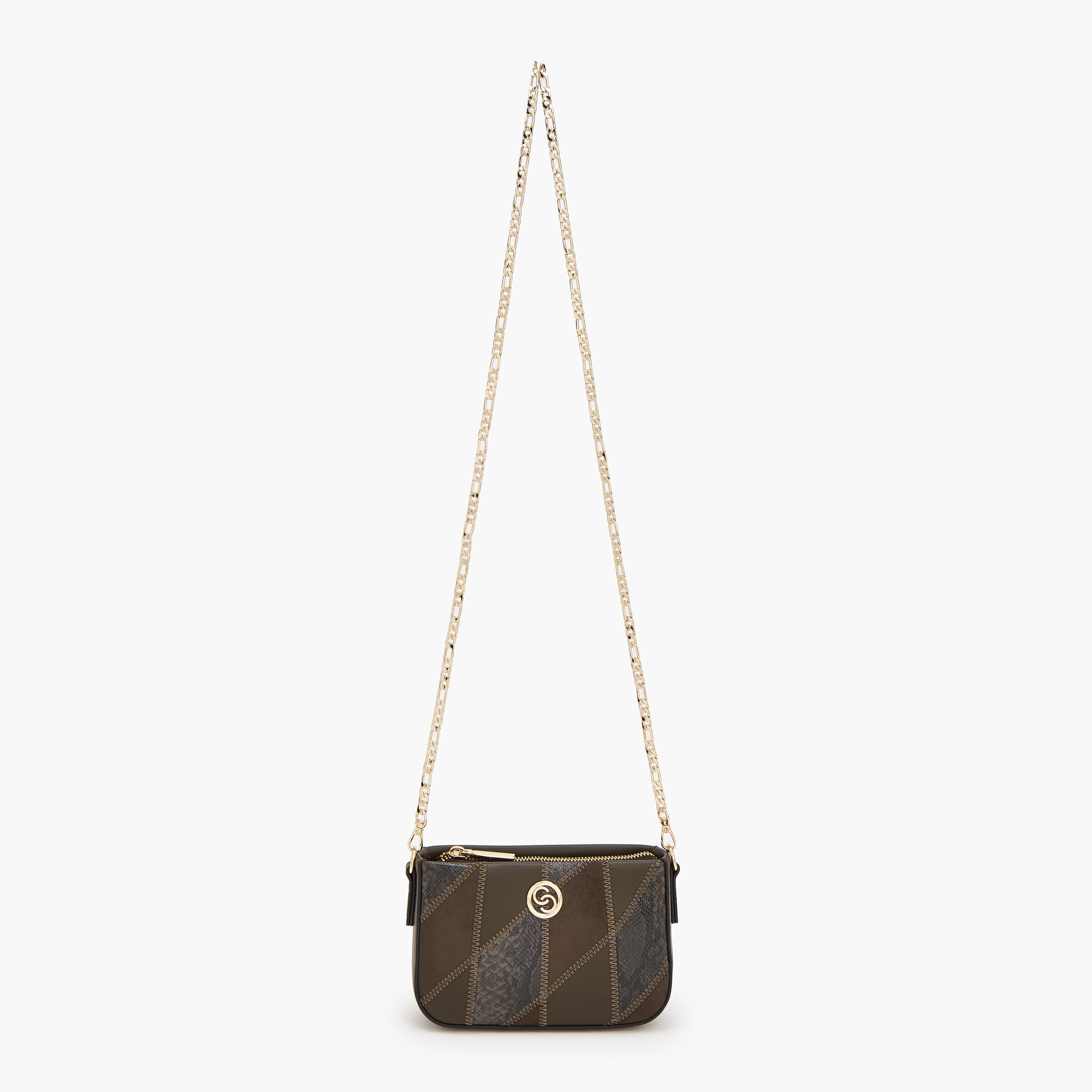 حقيبة كروس بارزة الملمس بحزام سلسلة من سيليست-women-bagsandwallets-handbags-image-5