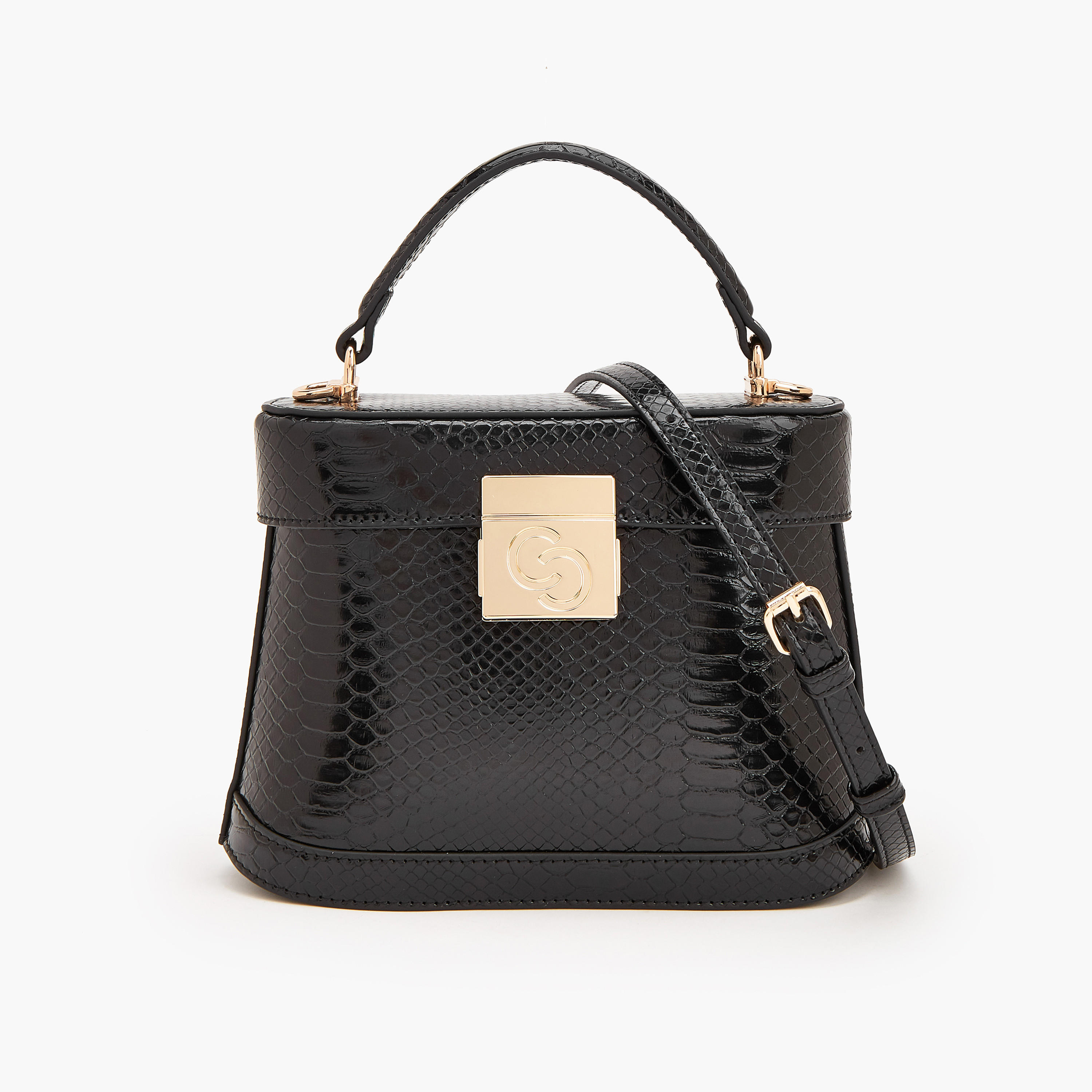 Celeste Animal Print Satchel Bag with Detachable Strap-women-bagsandwallets-handbags-image-1