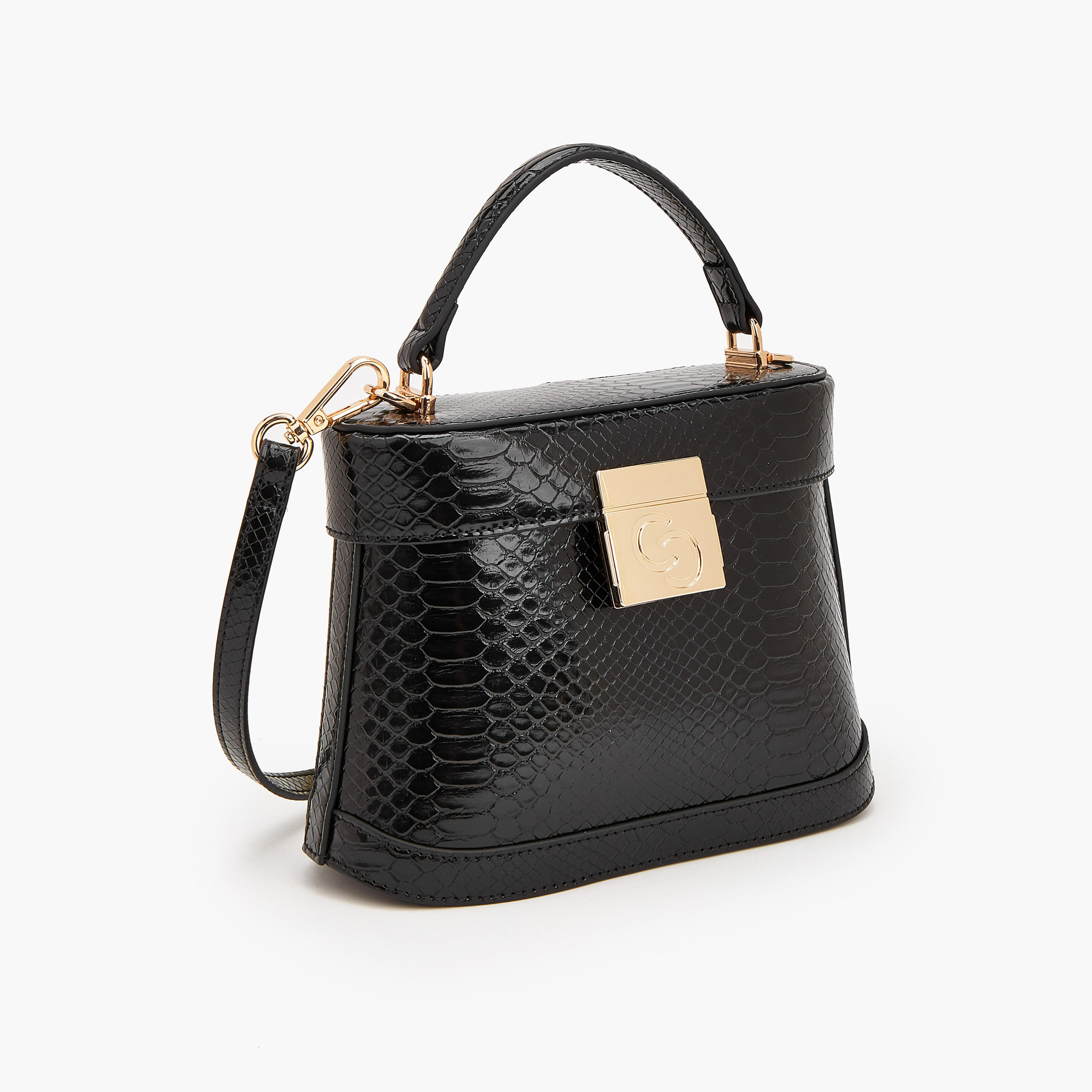 Celeste Animal Print Satchel Bag with Detachable Strap-women-bagsandwallets-handbags-image-2