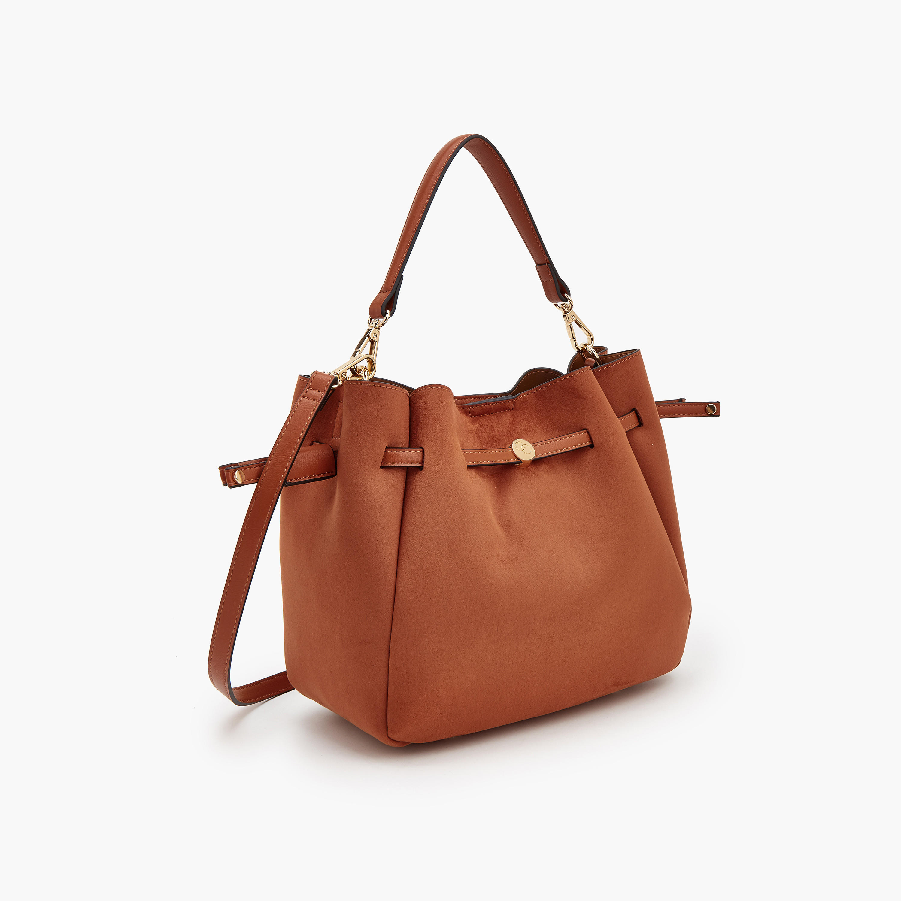 حقيبة باكيت شمواه بحزام قابل للفصل من سيليست-women-bagsandwallets-handbags-image-2