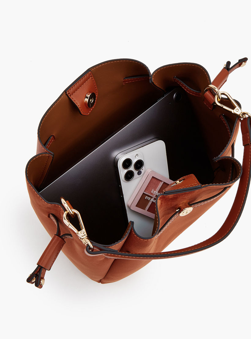 حقيبة باكيت شمواه بحزام قابل للفصل من سيليست-women-bagsandwallets-handbags-image-7