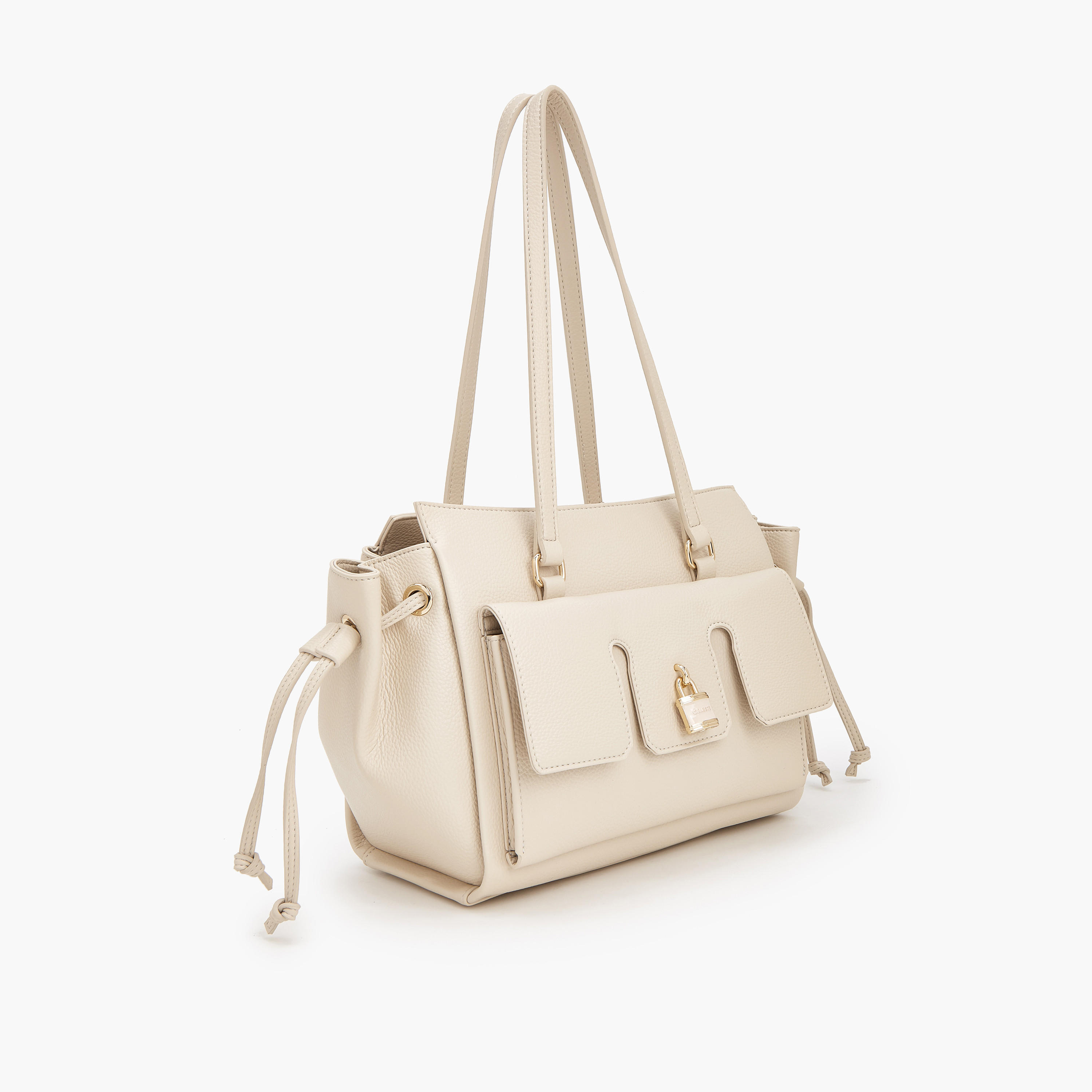 حقيبة كتف مزينة بمعدن وسحاب إغلاق من سيليست-women-bagsandwallets-handbags-image-2