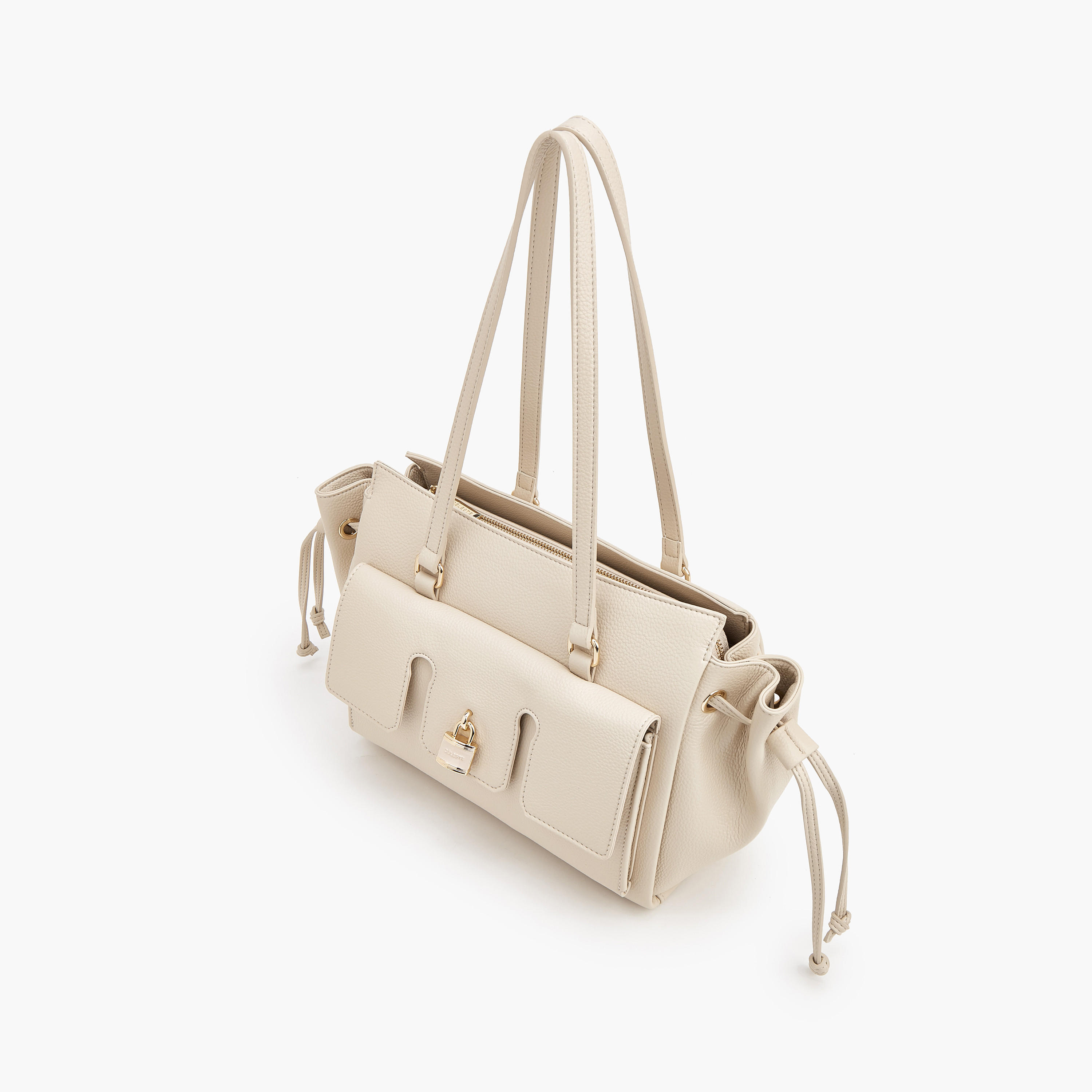 حقيبة كتف مزينة بمعدن وسحاب إغلاق من سيليست-women-bagsandwallets-handbags-image-5