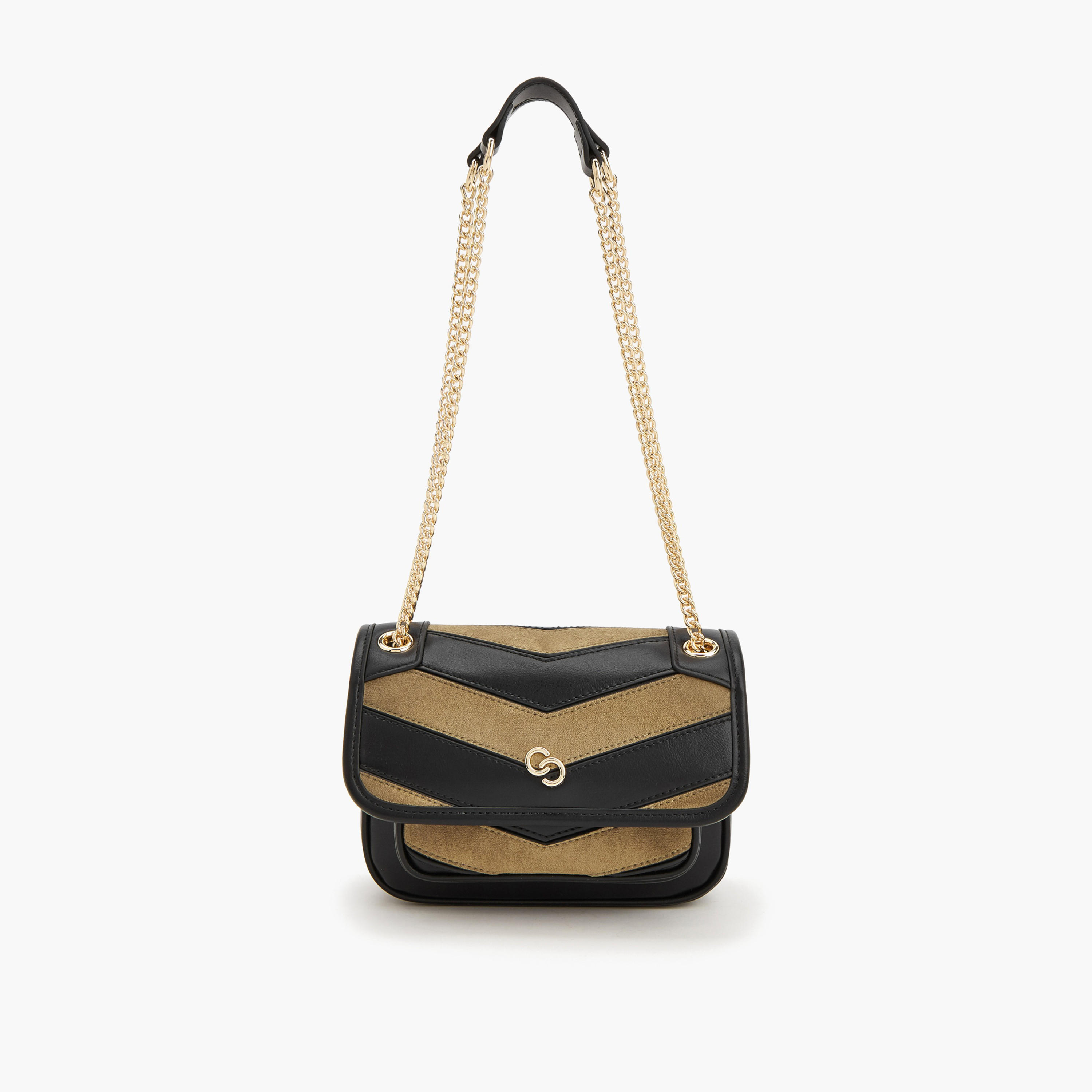 حقيبة كروس شيفرون شمواه بحزام سلسلة من سيليست-women-bagsandwallets-handbags-image-1