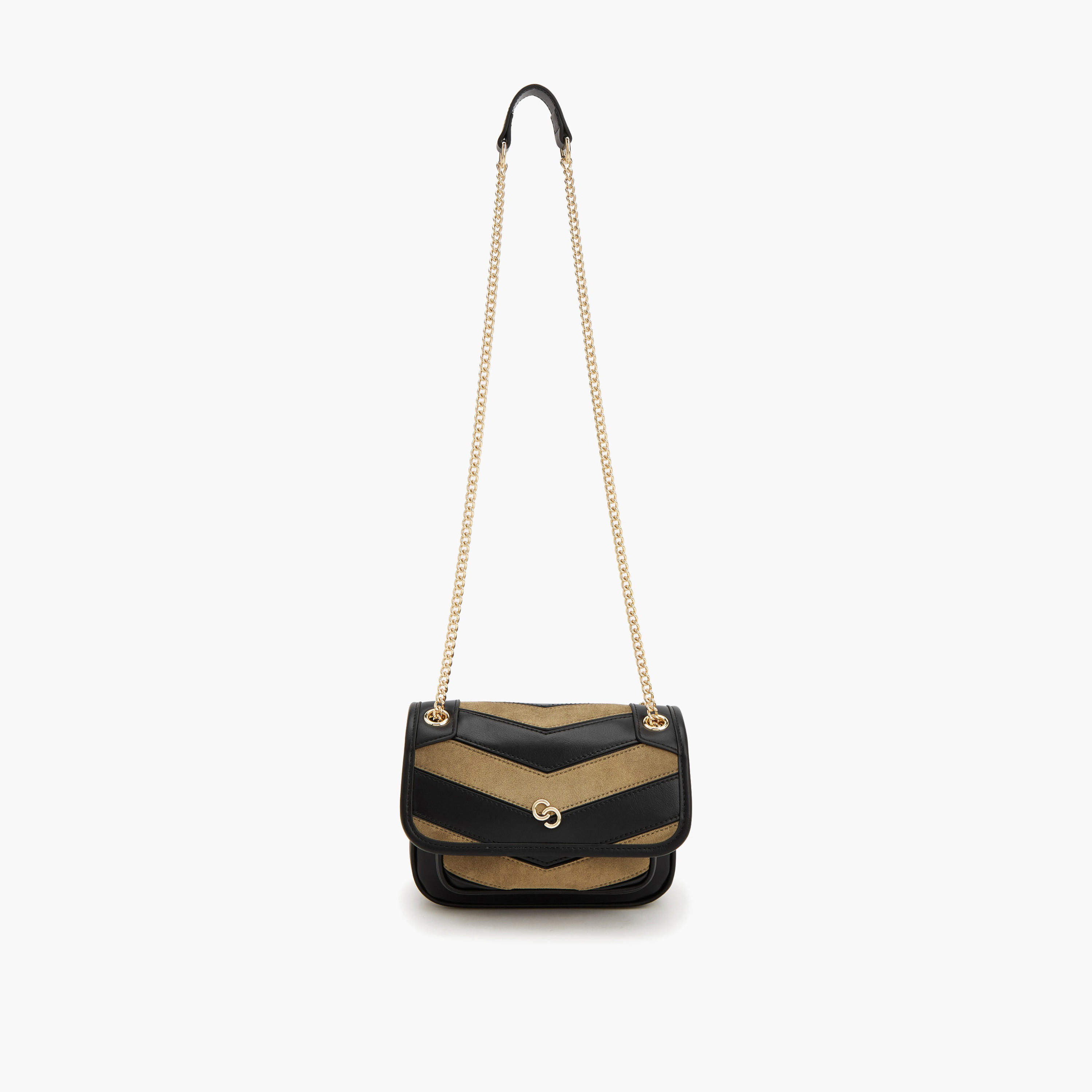 حقيبة كروس شيفرون شمواه بحزام سلسلة من سيليست-women-bagsandwallets-handbags-image-6