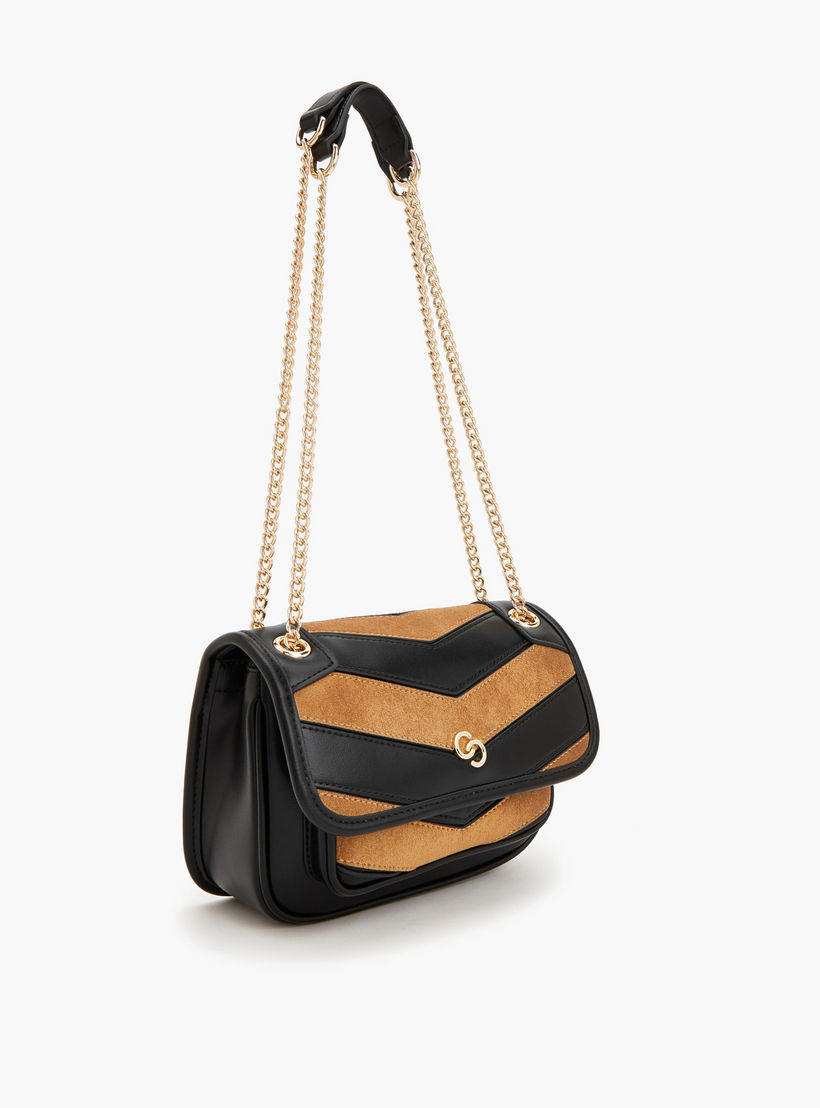 حقيبة كروس شيفرون شمواه بحزام سلسلة من سيليست-women-bagsandwallets-handbags-image-3
