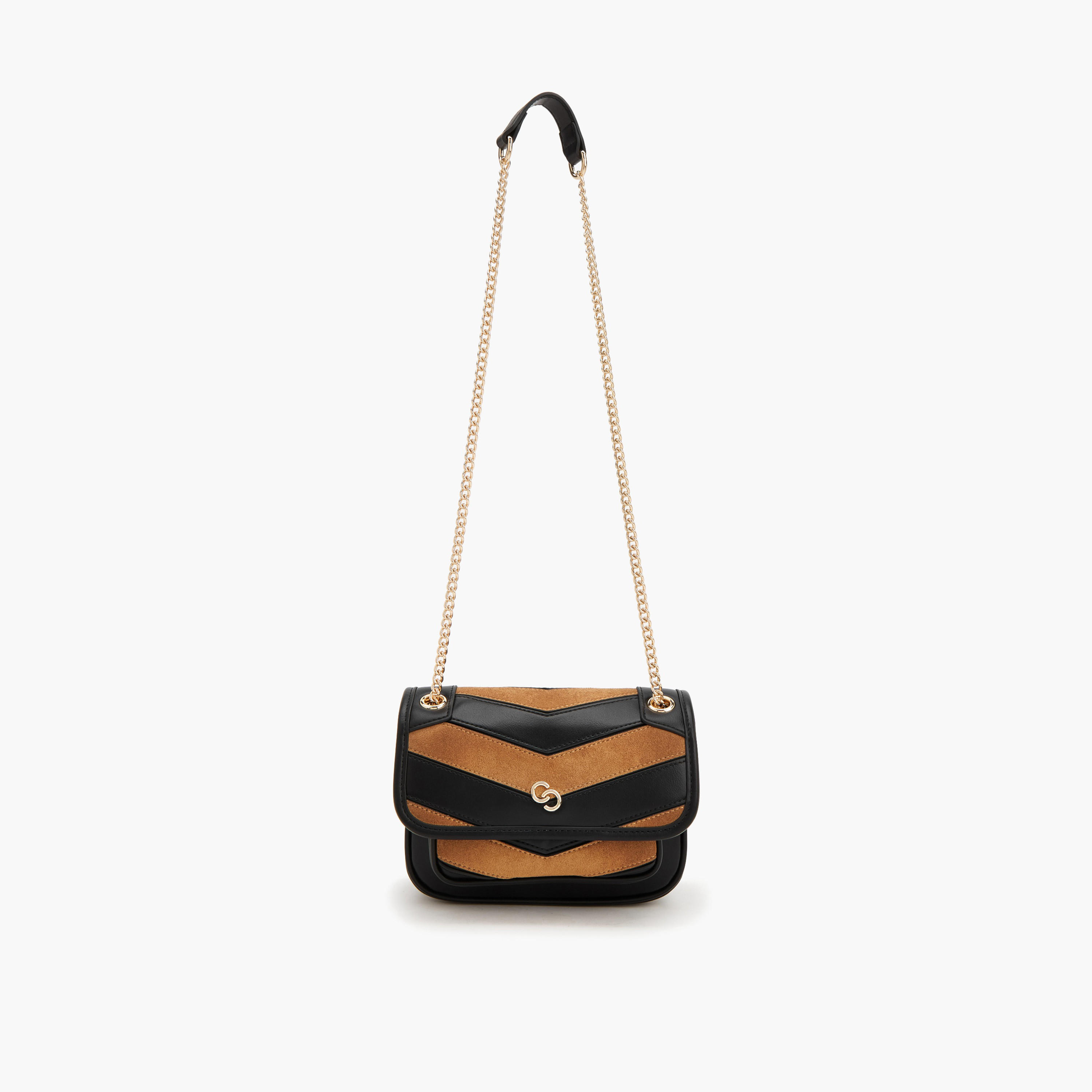 حقيبة كروس شيفرون شمواه بحزام سلسلة من سيليست-women-bagsandwallets-handbags-image-6