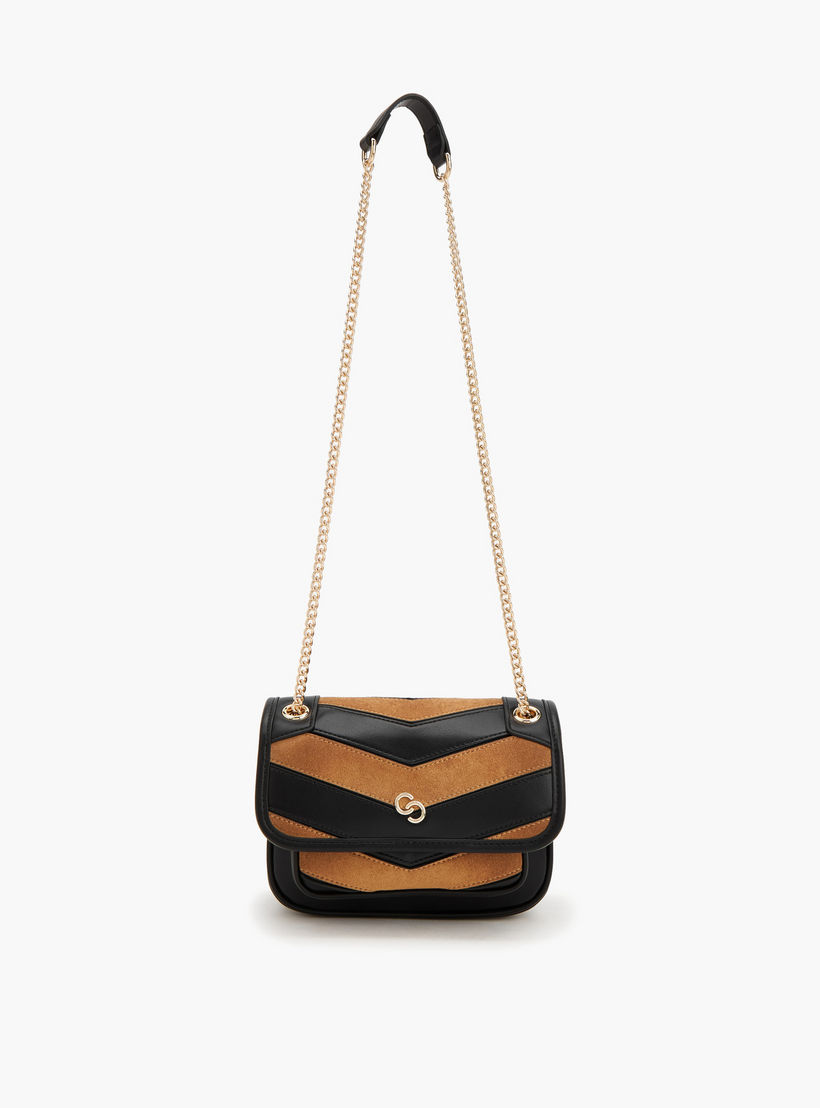 حقيبة كروس شيفرون شمواه بحزام سلسلة من سيليست-women-bagsandwallets-handbags-image-6
