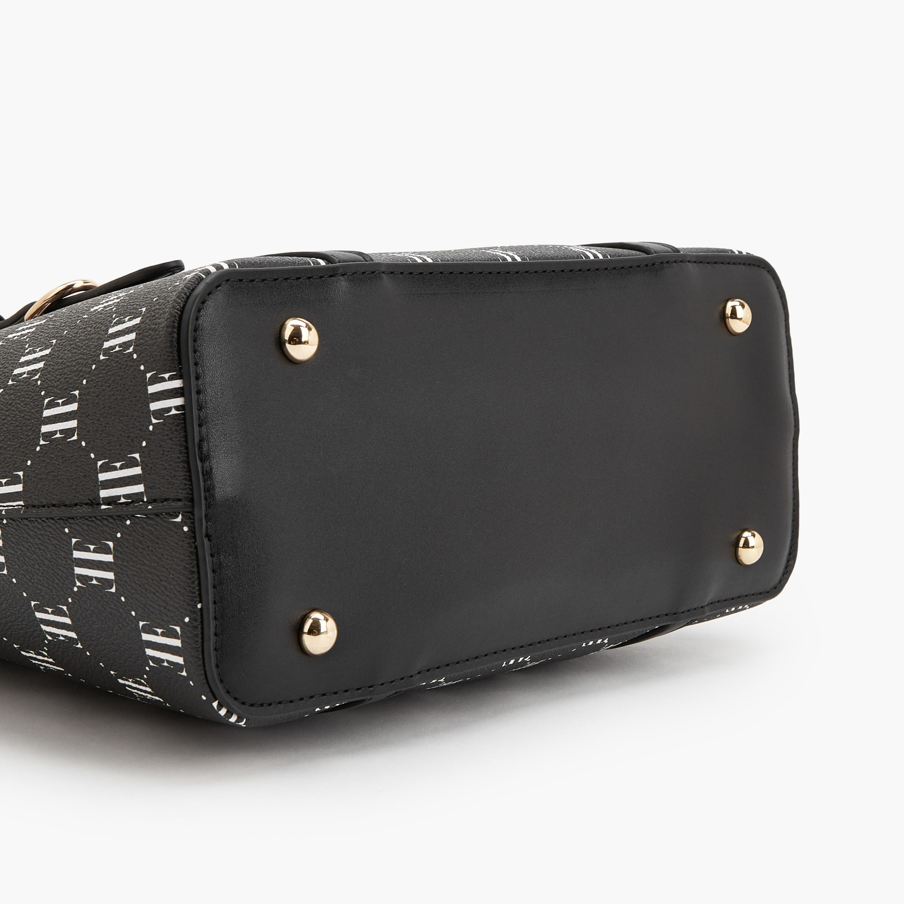 شنطة توت بطبعات مونوجرام وبسحاب إغلاق من إيل-women-bagsandwallets-handbags-image-6