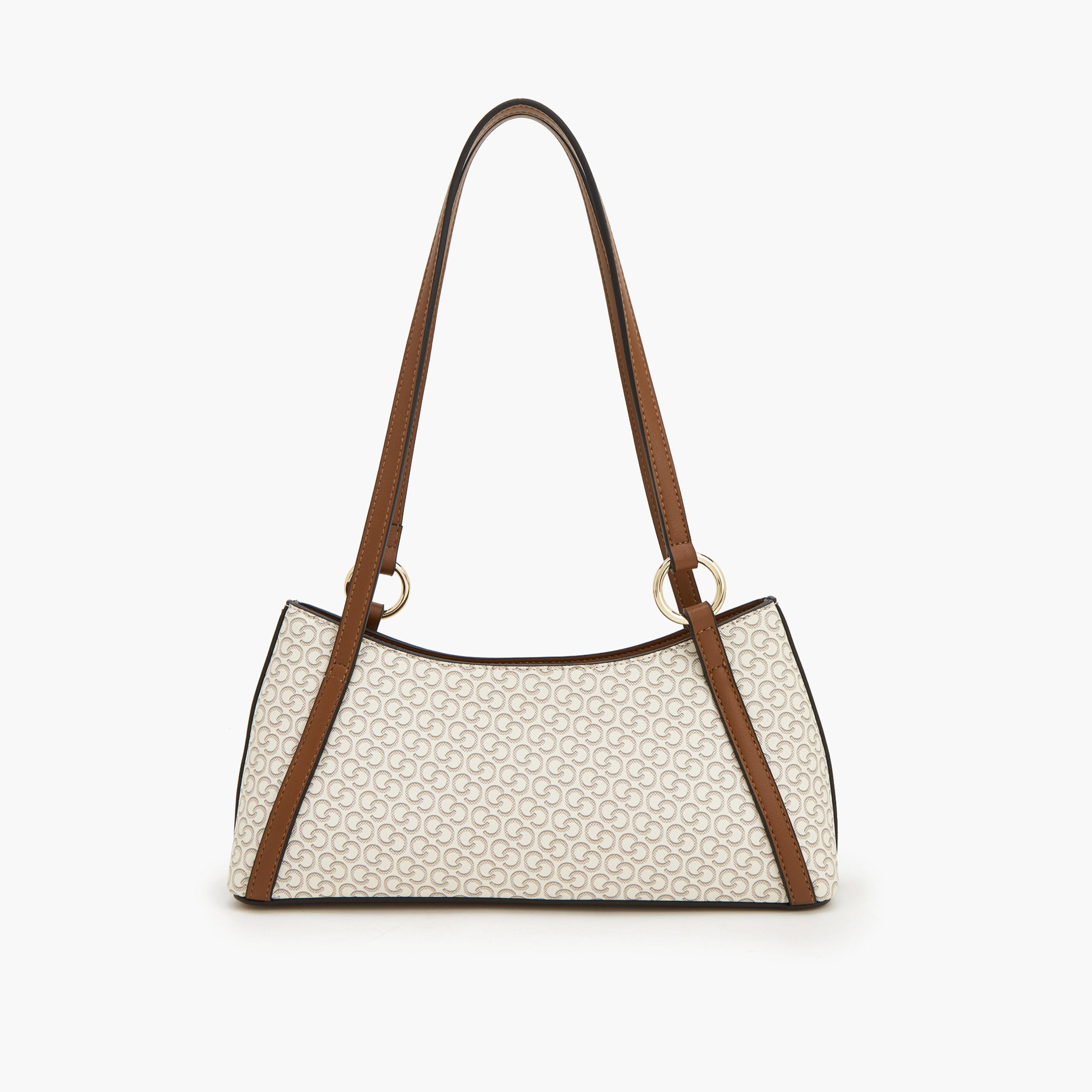 Celeste Monogram Print Shoulder Bag with Detachable Strap-women-bagsandwallets-handbags-image-2