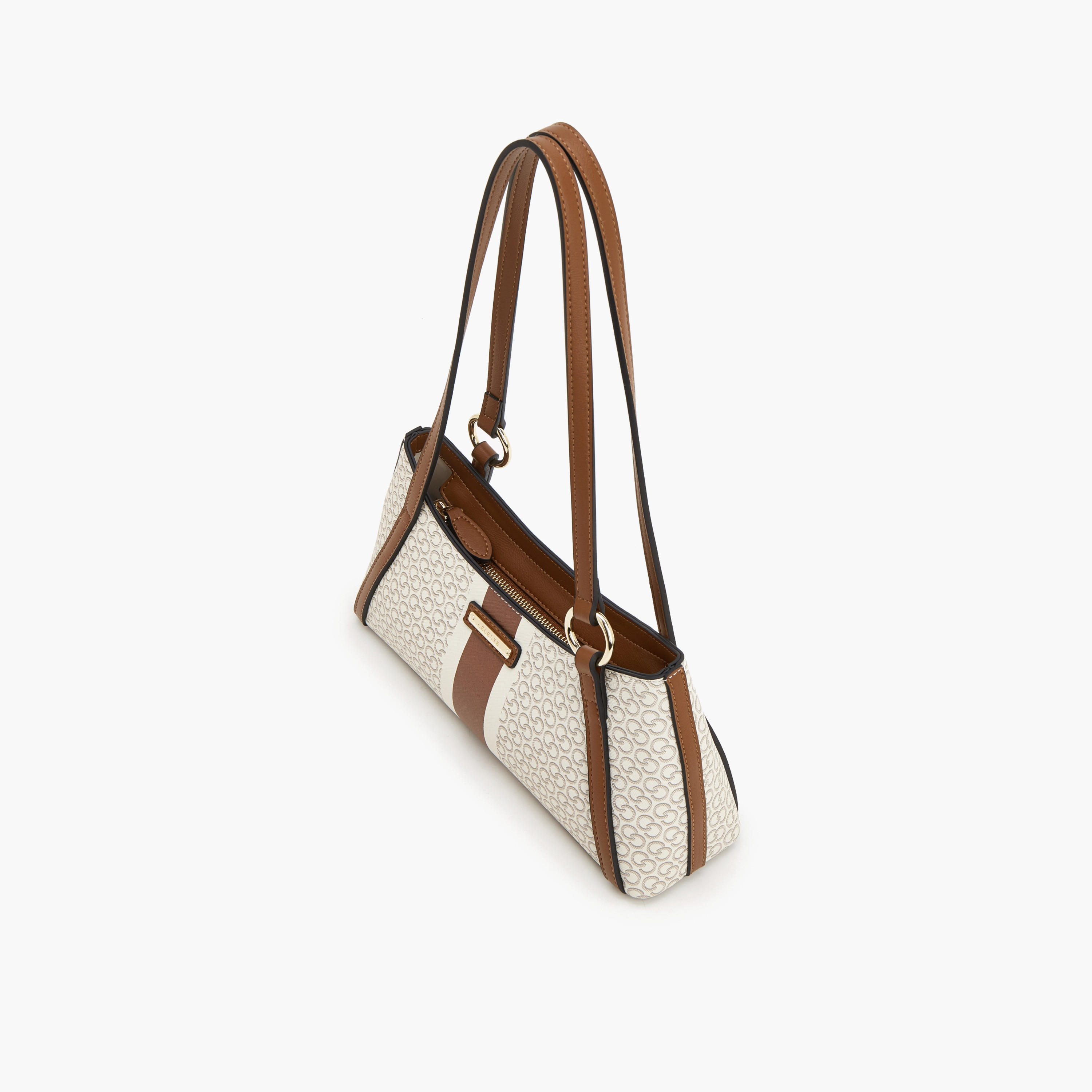 Celeste Monogram Print Shoulder Bag with Detachable Strap-women-bagsandwallets-handbags-image-4