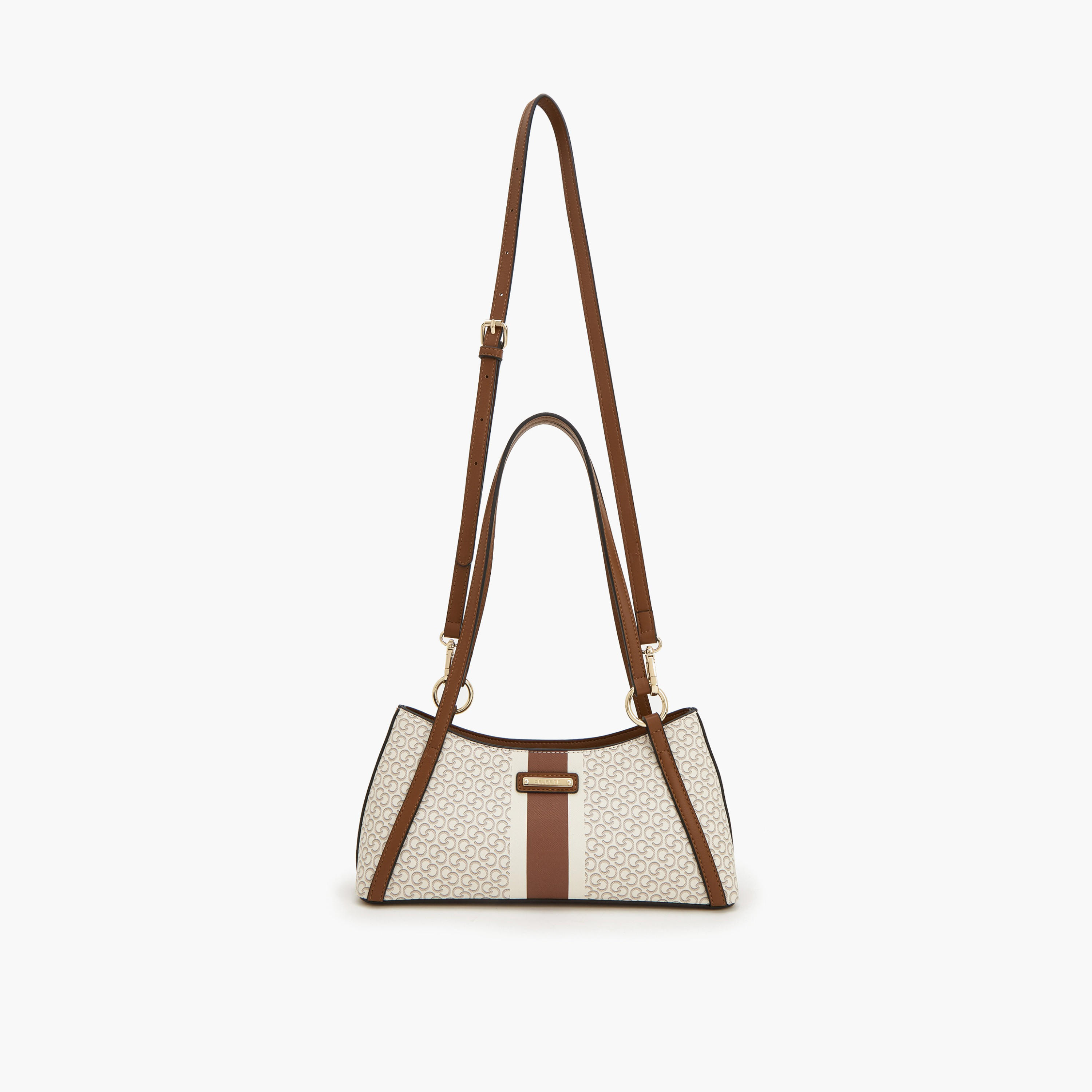 Celeste Monogram Print Shoulder Bag with Detachable Strap-women-bagsandwallets-handbags-image-7