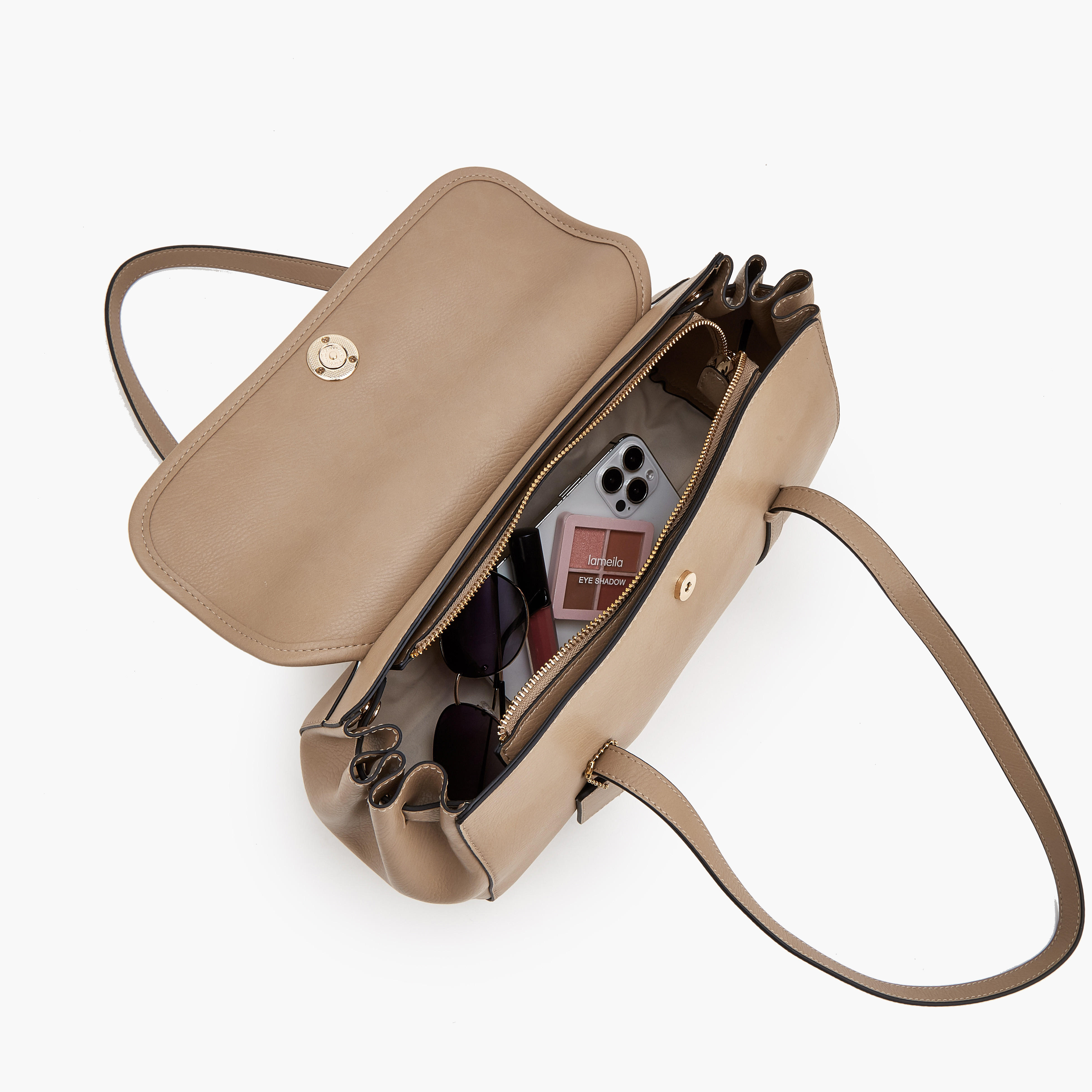 حقيبة كتف سادة بإغلاق مغناطيسي من لو كونفورت-women-bagsandwallets-handbags-image-7