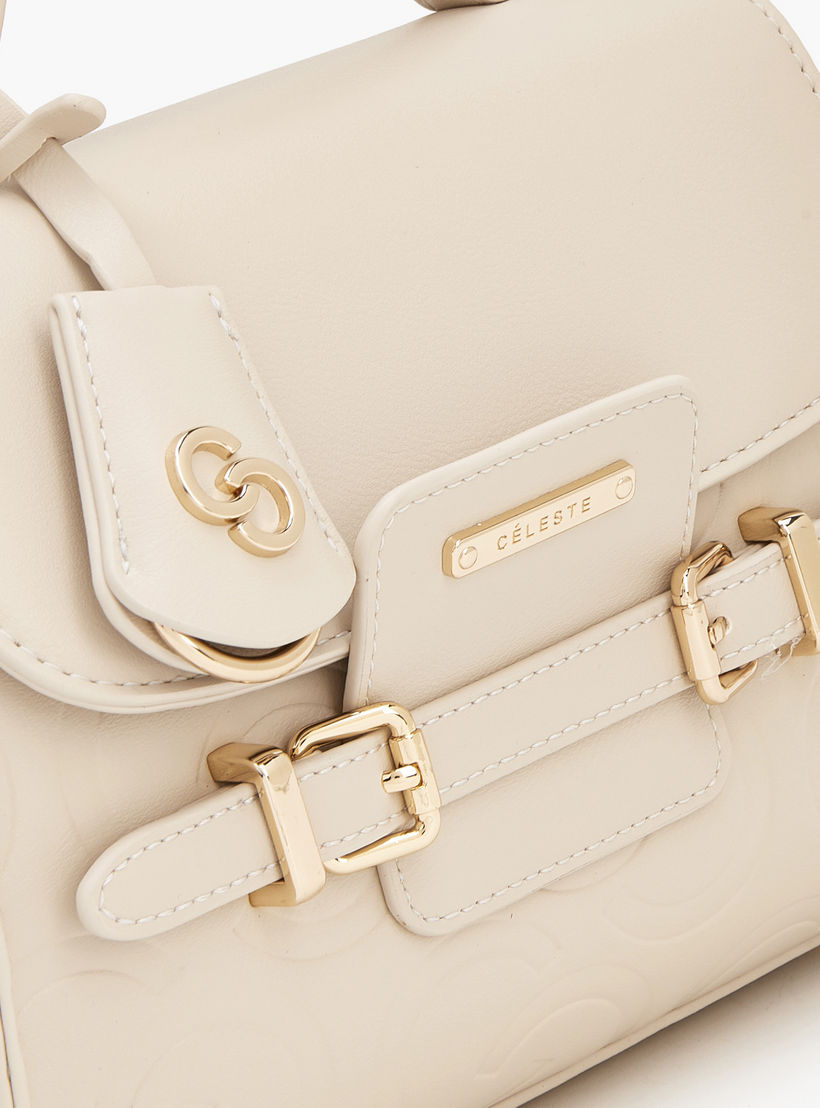 حقيبة ساتشيل بنقشات بارزة مزينة بمعدن من سيليست-women-bagsandwallets-handbags-image-3