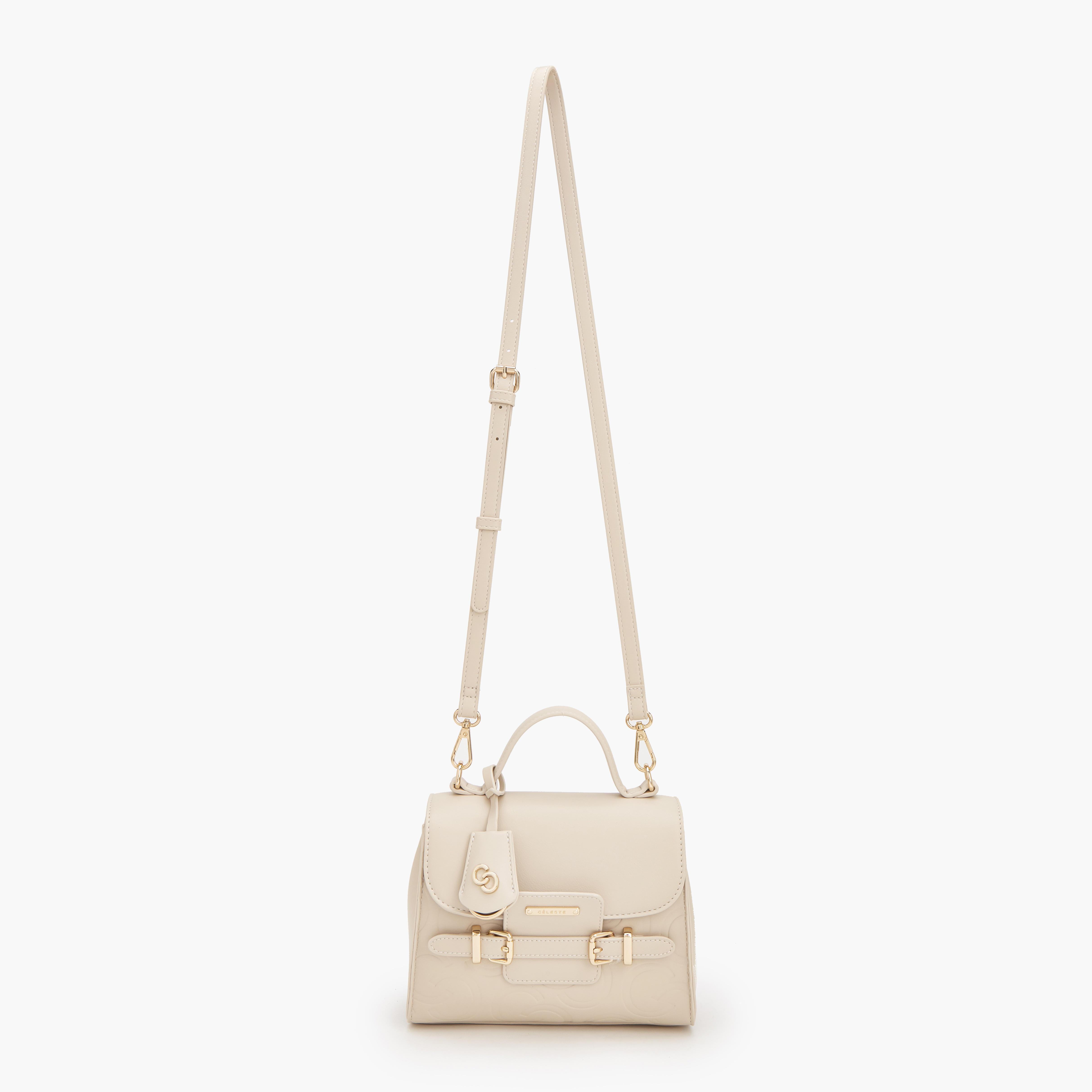 حقيبة ساتشيل بنقشات بارزة مزينة بمعدن من سيليست-women-bagsandwallets-handbags-image-5