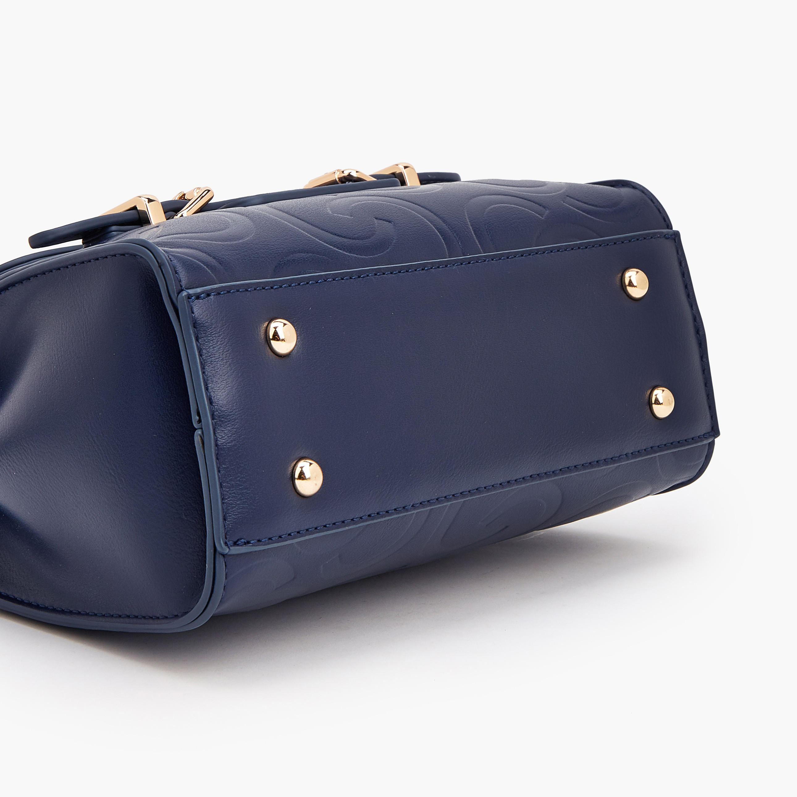 حقيبة ساتشيل بنقشات بارزة مزينة بمعدن من سيليست-women-bagsandwallets-handbags-image-6