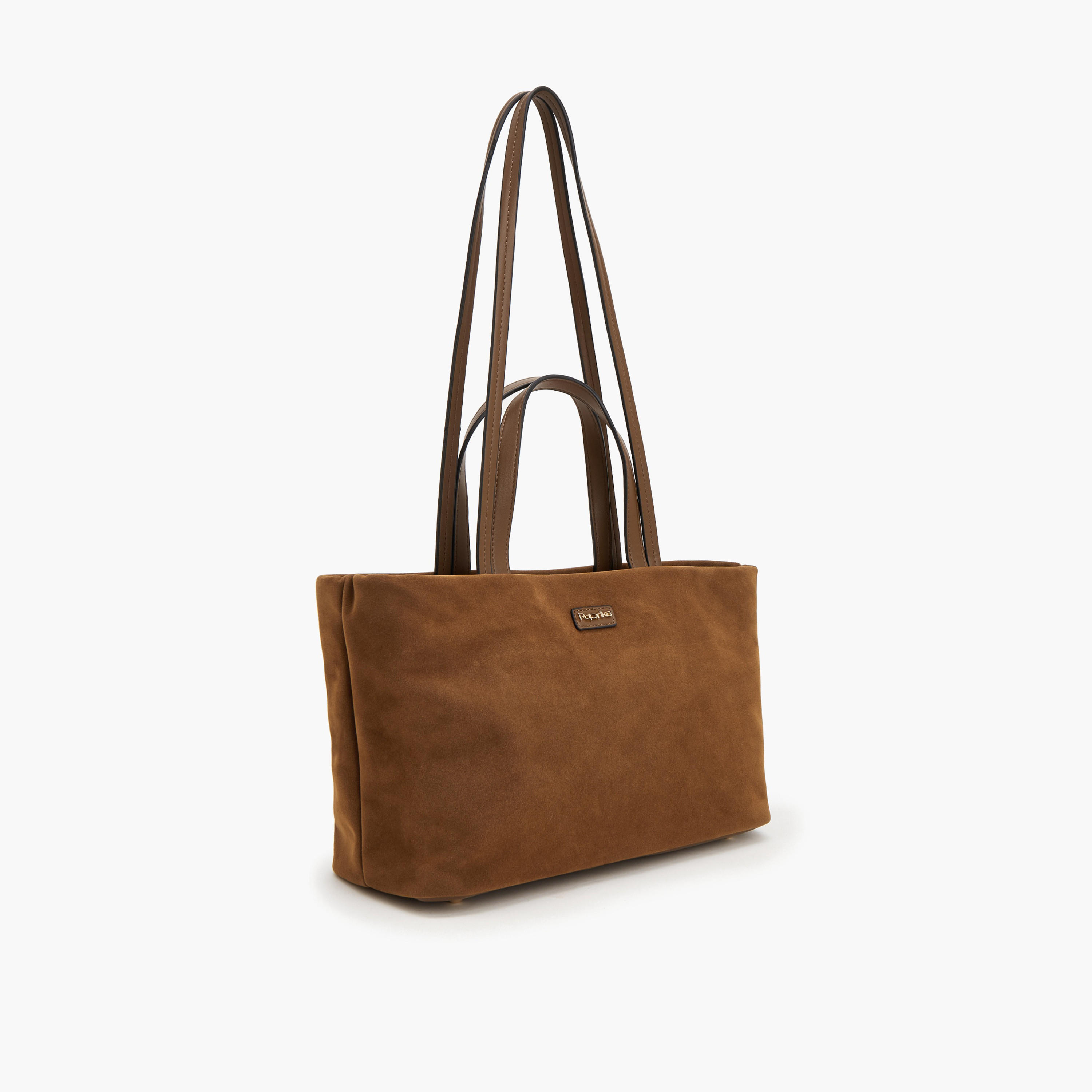 حقيبة كتف بارزة الملمس بسحاب إغلاق من بابريكا-women-bagsandwallets-handbags-image-3