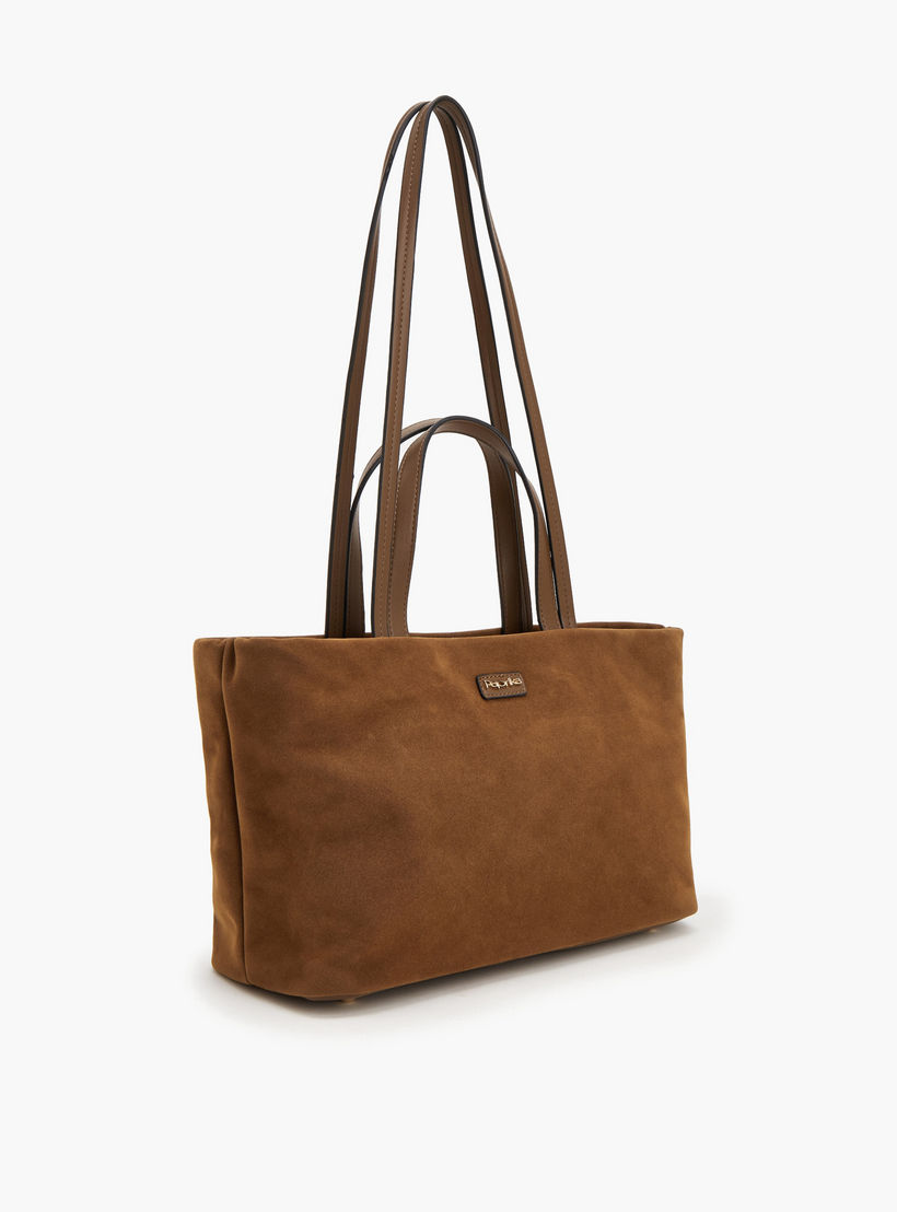 حقيبة كتف بارزة الملمس بسحاب إغلاق من بابريكا-women-bagsandwallets-handbags-image-3