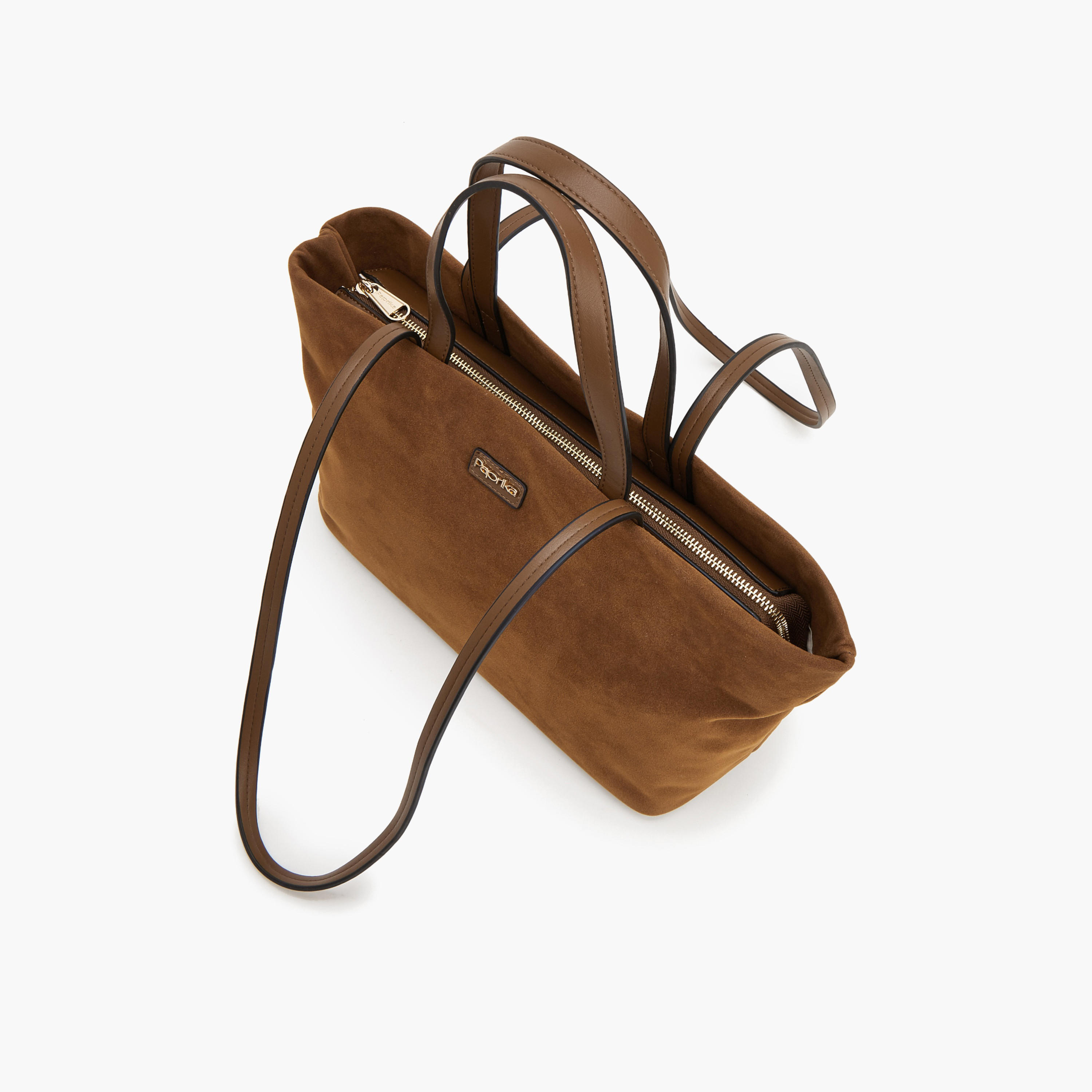 حقيبة كتف بارزة الملمس بسحاب إغلاق من بابريكا-women-bagsandwallets-handbags-image-5