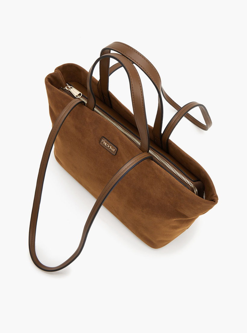 حقيبة كتف بارزة الملمس بسحاب إغلاق من بابريكا-women-bagsandwallets-handbags-image-5