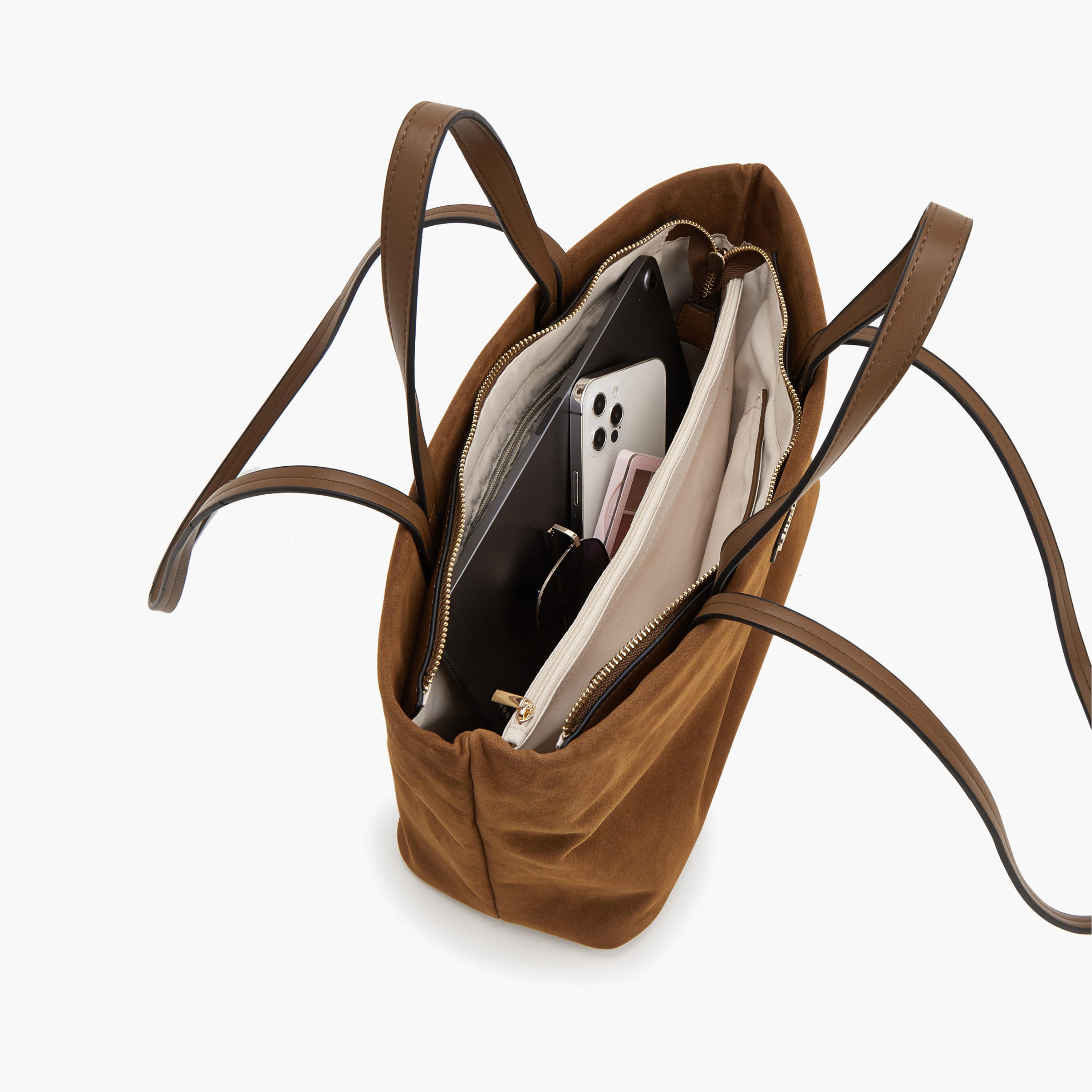 حقيبة كتف بارزة الملمس بسحاب إغلاق من بابريكا-women-bagsandwallets-handbags-image-7