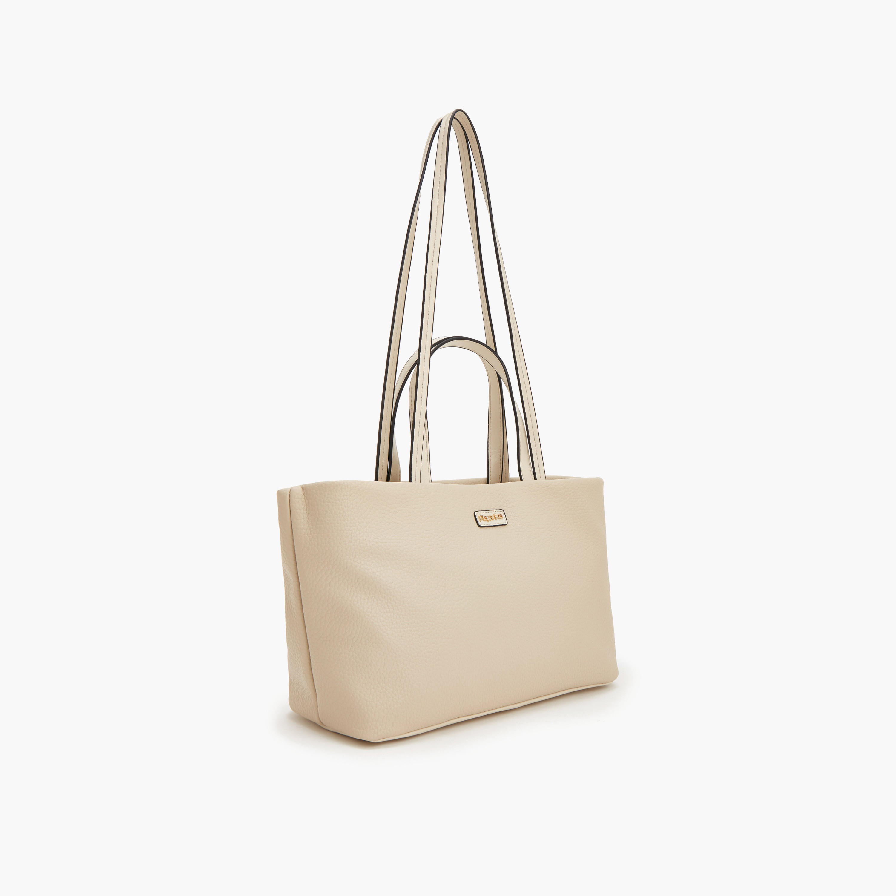 حقيبة كتف بارزة الملمس بسحاب إغلاق من بابريكا-women-bagsandwallets-handbags-image-3