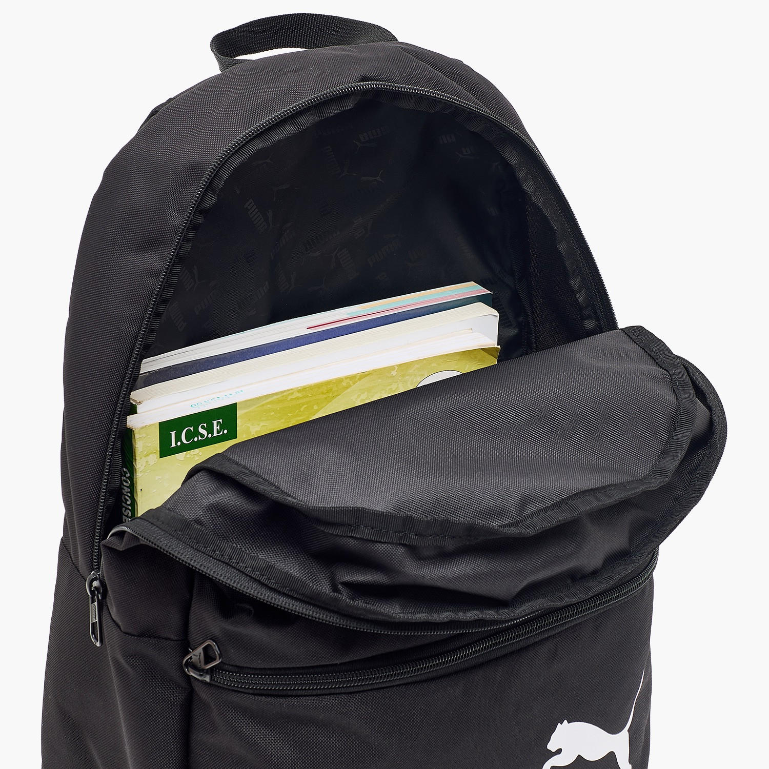 PUMA Logo Print Backpack for Kids 5-13 Years with Lunch Bag and Pouch-school-bagsandbackpacks-backpacks-image-5