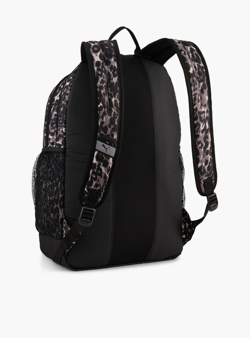 Puma Animal Print Backpack for Kids 5-13 Years with Laptop Sleeve-school-bagsandbackpacks-backpacks-image-2