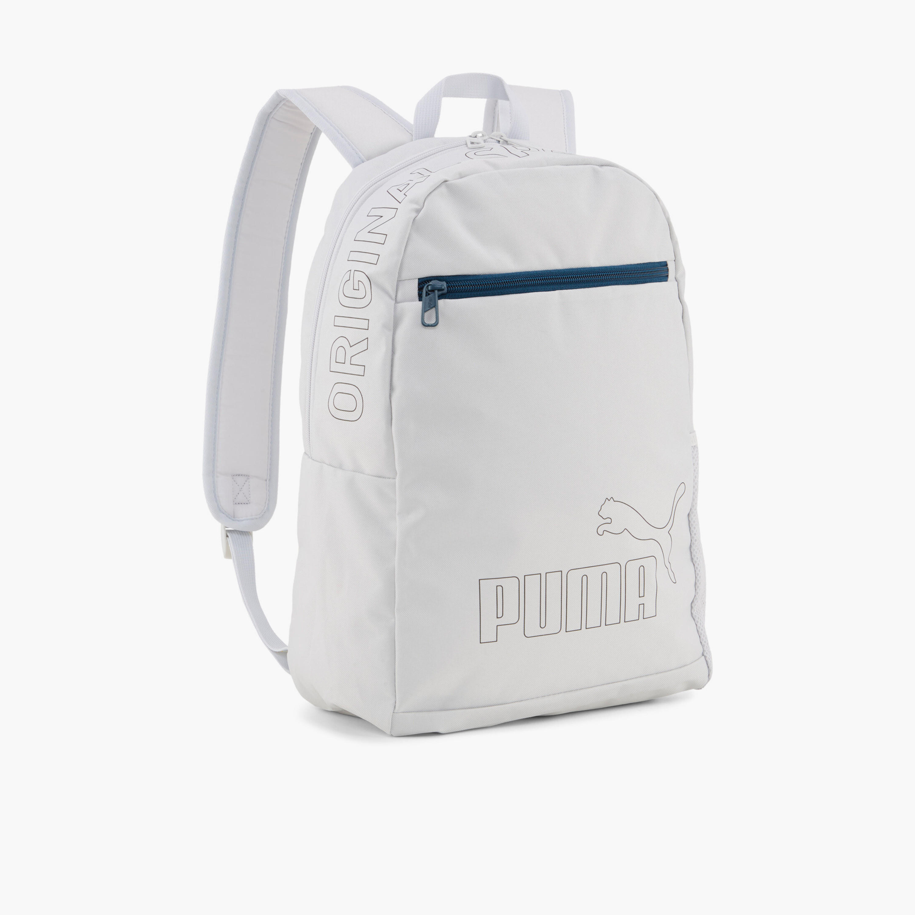 Puma Logo Print Backpack for Kids 5-13 Years with Laptop Compartment-school-bagsandbackpacks-backpacks-image-1