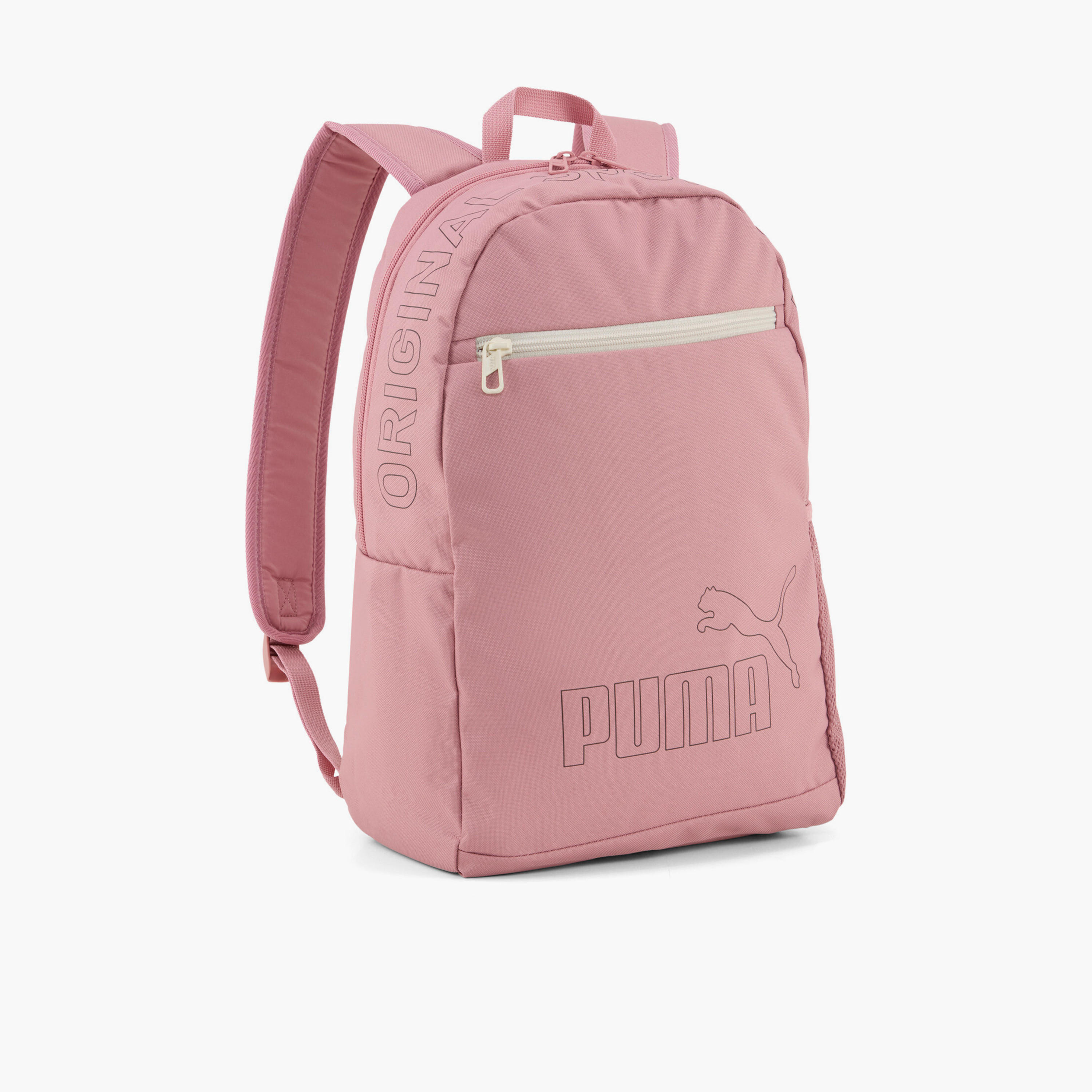 Puma Logo Print Backpack for Girls 5-13 Years with Laptop Compartment-school-bagsandbackpacks-backpacks-image-1