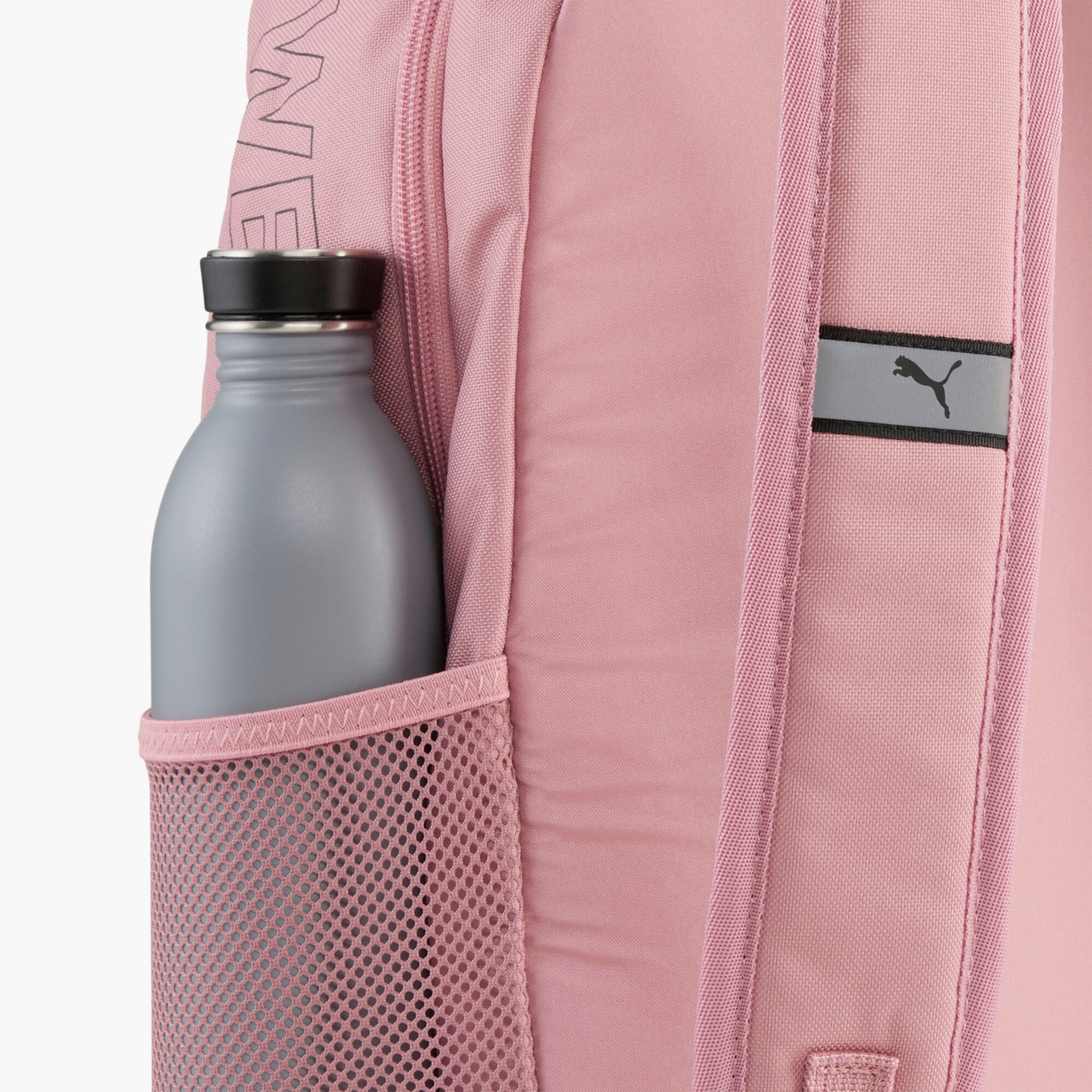 Puma Logo Print Backpack for Girls 5-13 Years with Laptop Compartment-school-bagsandbackpacks-backpacks-image-2
