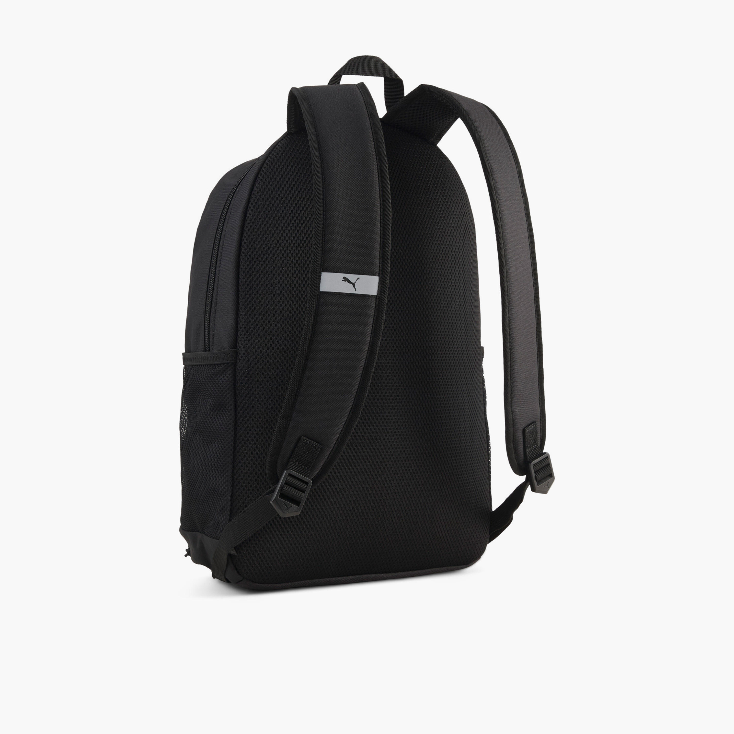 Puma Logo Print Bungee Detail Backpack for Kids 8-13 Years with Bungee Detail-school-bagsandbackpacks-backpacks-image-2