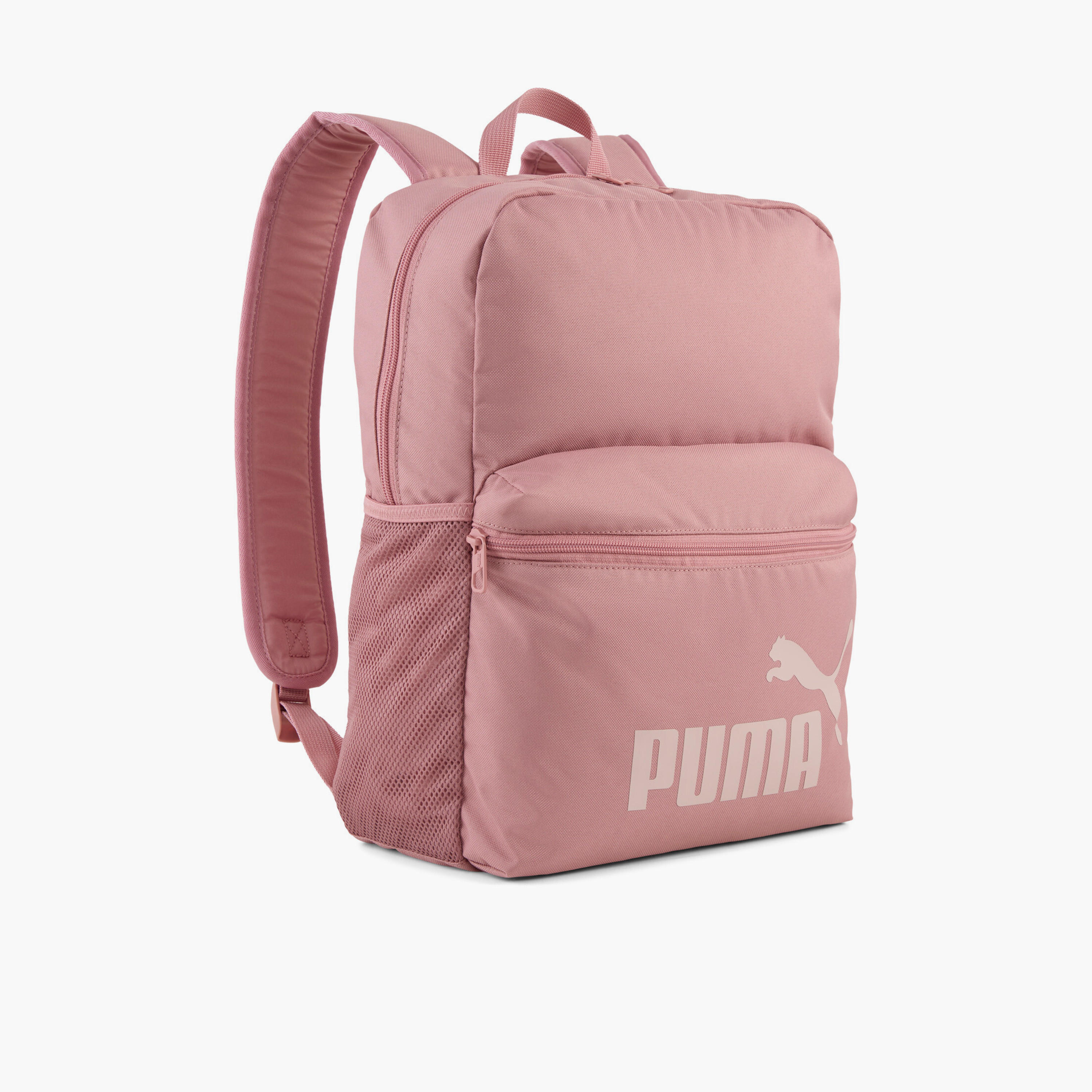 Puma Logo Print Backpack for Girls 5-13 Years with Laptop Sleeve-school-bagsandbackpacks-backpacks-image-1