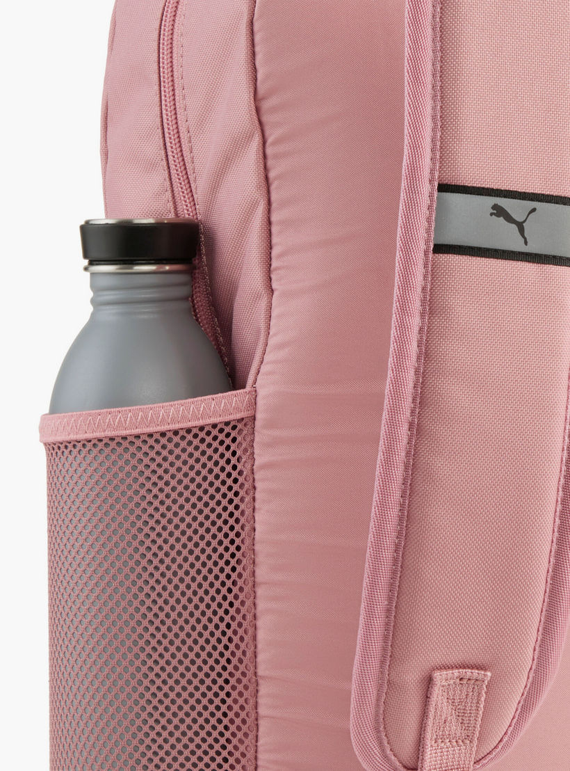 Puma Logo Print Backpack for Girls 5-13 Years with Laptop Sleeve-school-bagsandbackpacks-backpacks-image-2