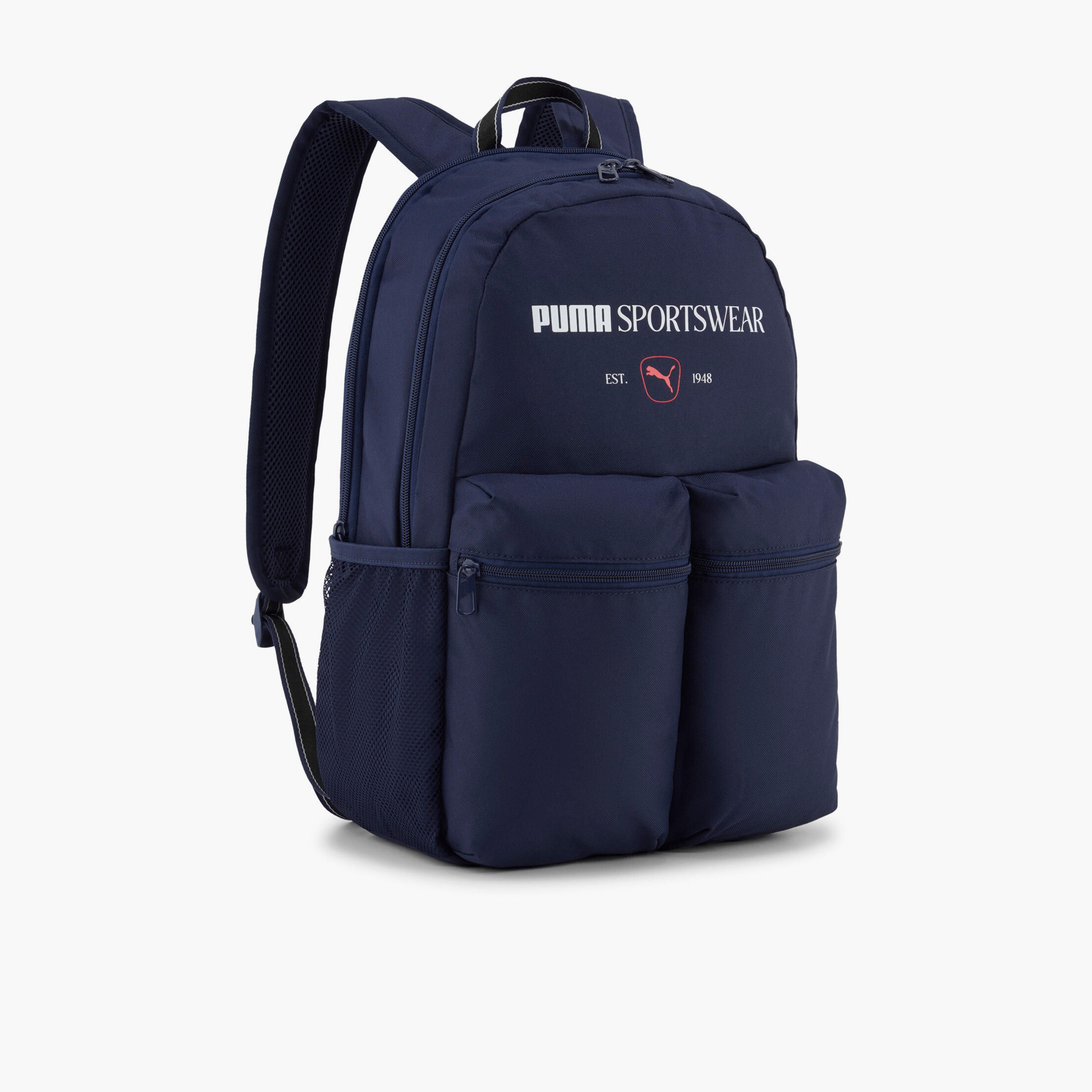 Puma Logo Print Backpack for Boys 5-13 Years with Front Pocket-school-bagsandbackpacks-backpacks-image-1