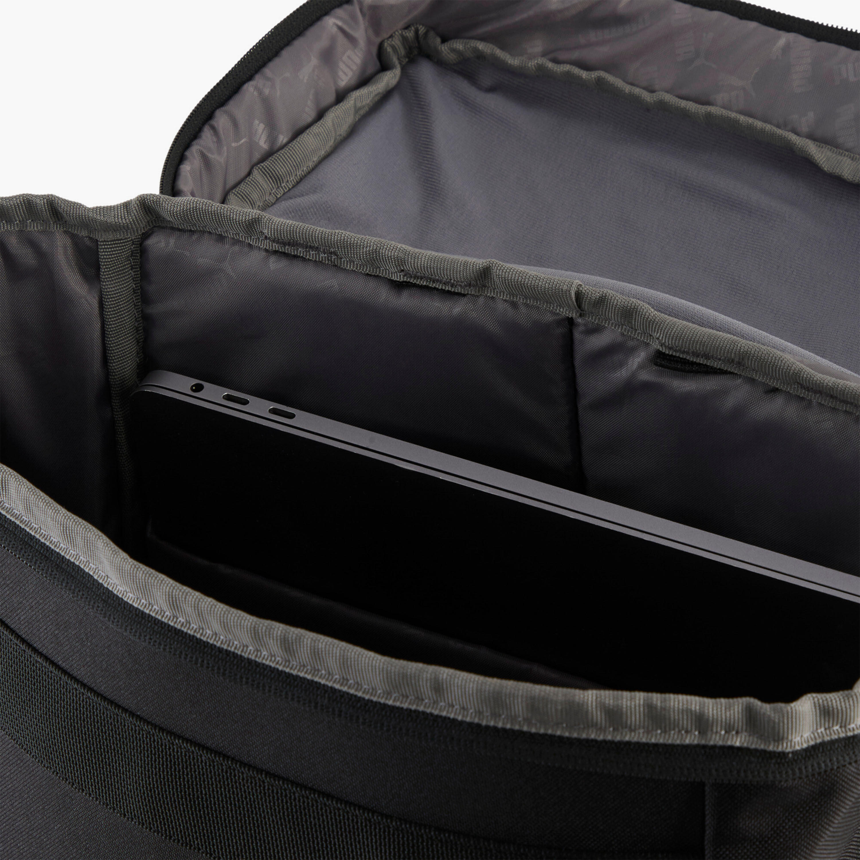 Puma Logo Embossed Backpack for Kids 8-13 Years with Laptop Compartment-school-bagsandbackpacks-backpacks-image-1