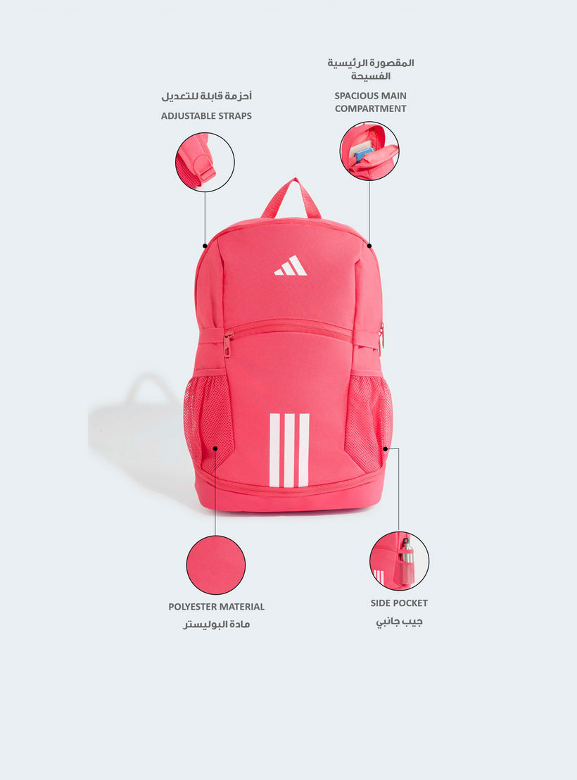 Adidas Logo Print Backpack for Girls 8-12 Years with Padded Straps-school-bagsandbackpacks-backpacks-image-2