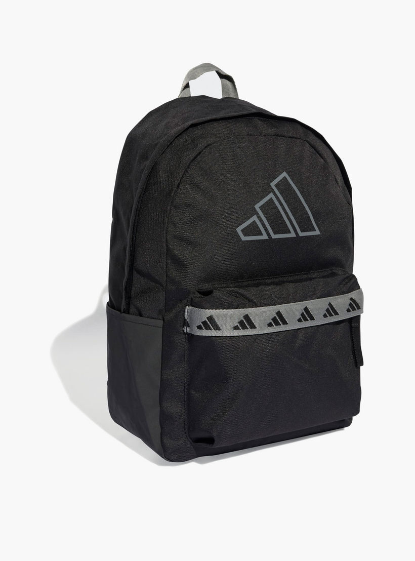 Adidas Logo Print Backpack for Kids 13+ Years with Adjustable Strap-boys-accessories-bagsandbackpacks-image-3
