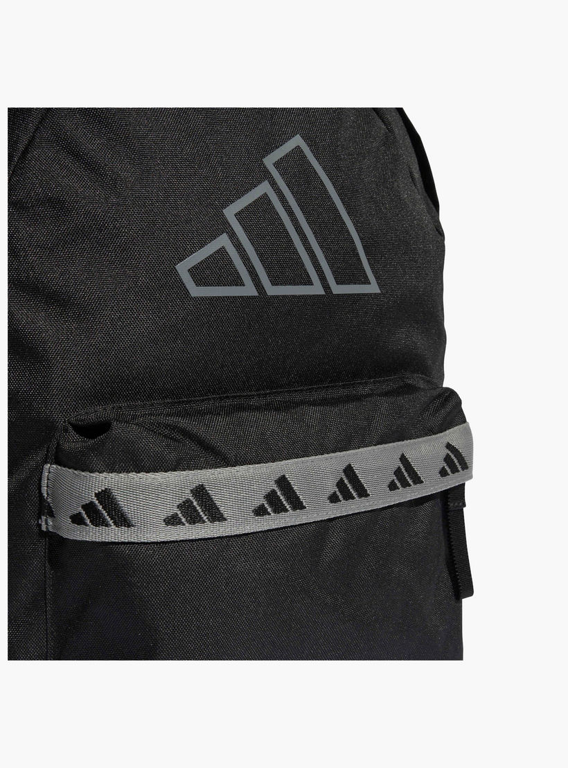 Adidas Logo Print Backpack for Kids 13+ Years with Adjustable Strap-boys-accessories-bagsandbackpacks-image-5